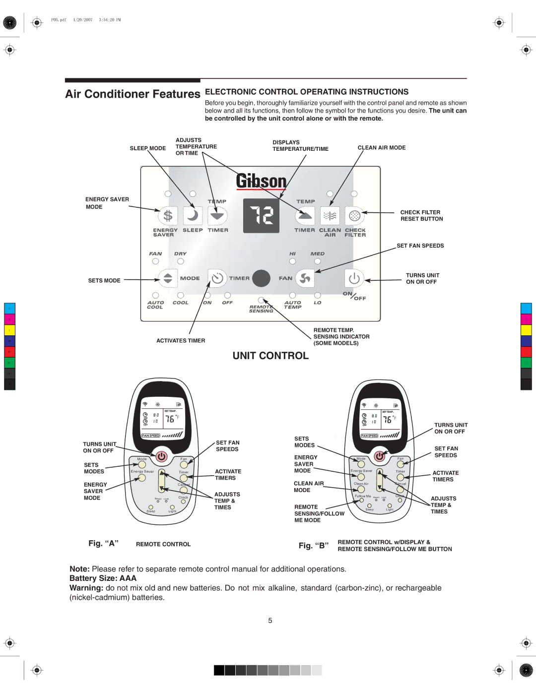 Frigidaire 220219A255 manual IG h!v, IG hv, Be Controlledtby the Unitdcontrol Aloneeor Withithe REMOTE 