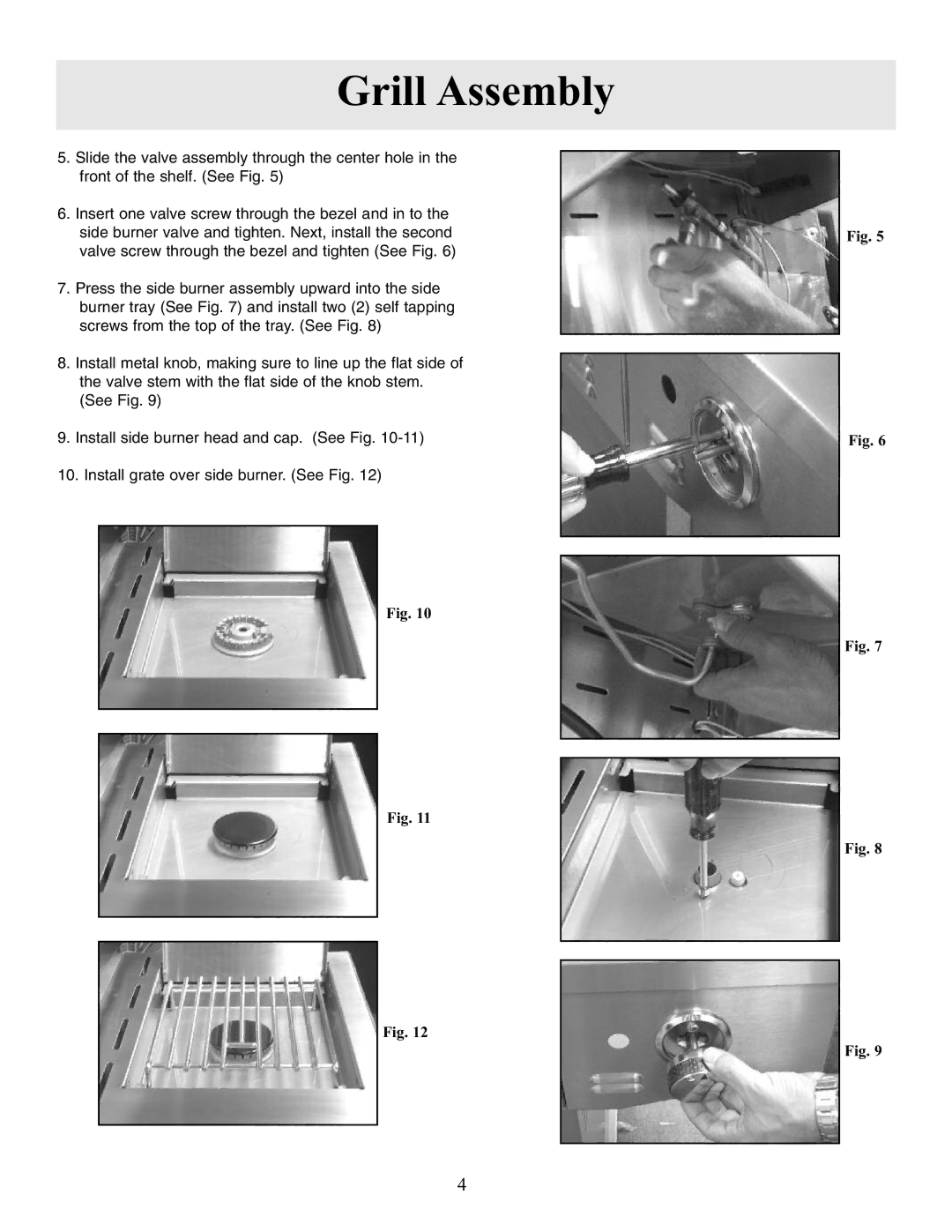 Frigidaire 27 manual Grill Assembly 