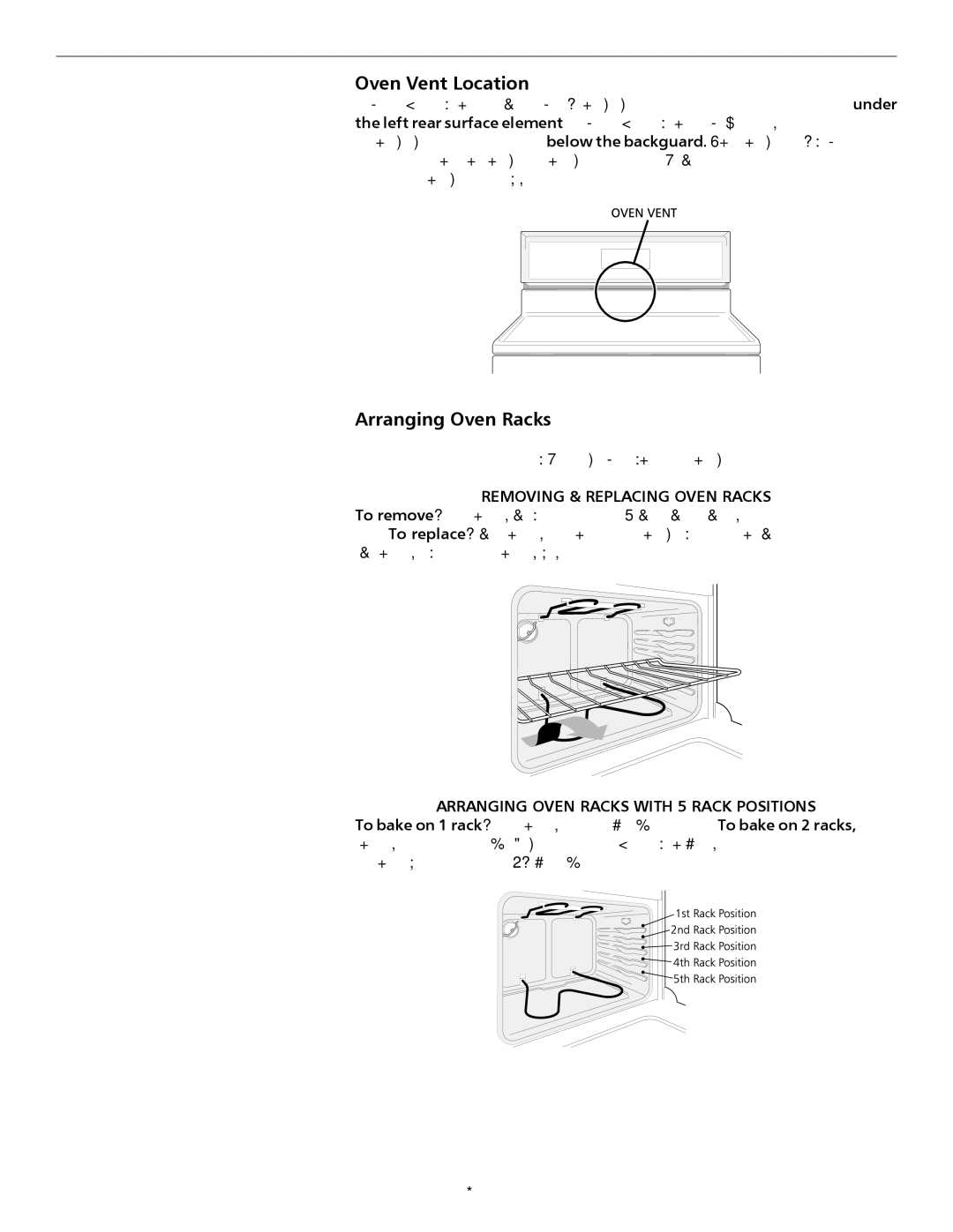 Frigidaire 316135928 important safety instructions Before Setting Oven Controls, Oven Vent Location, Arranging Oven Racks 