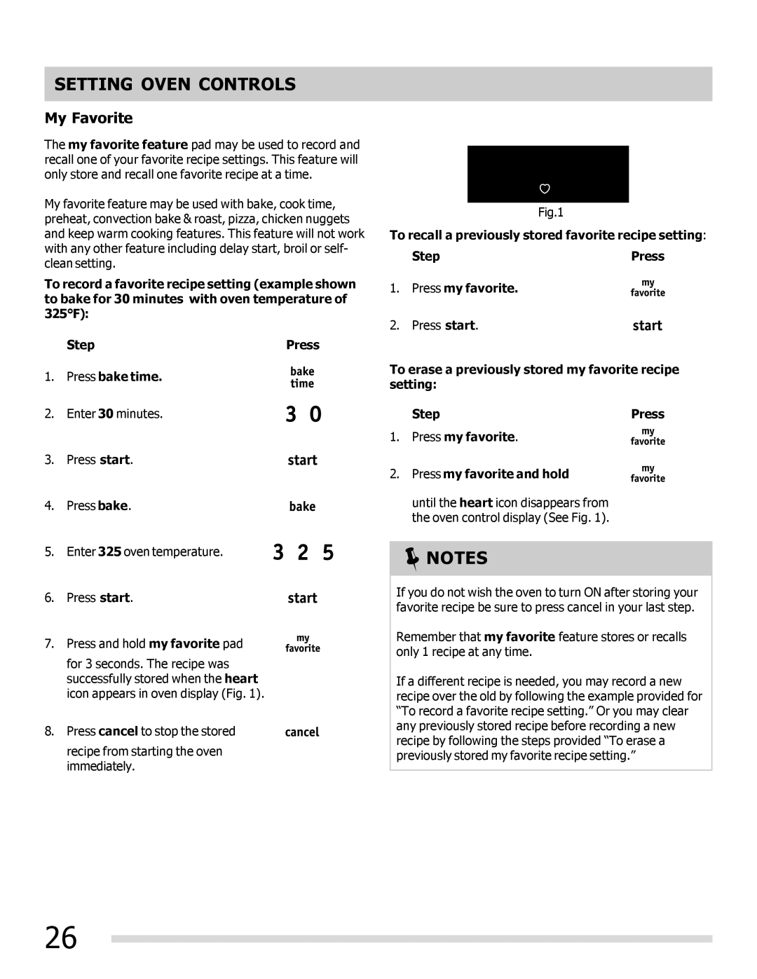 Frigidaire 316902300 important safety instructions My Favorite 