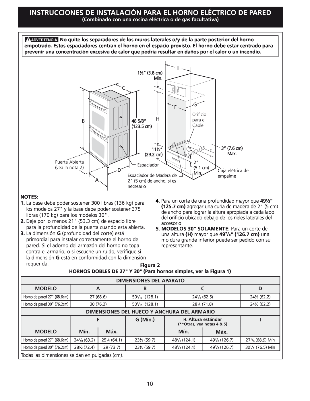 Frigidaire 318201532 manual Notes 