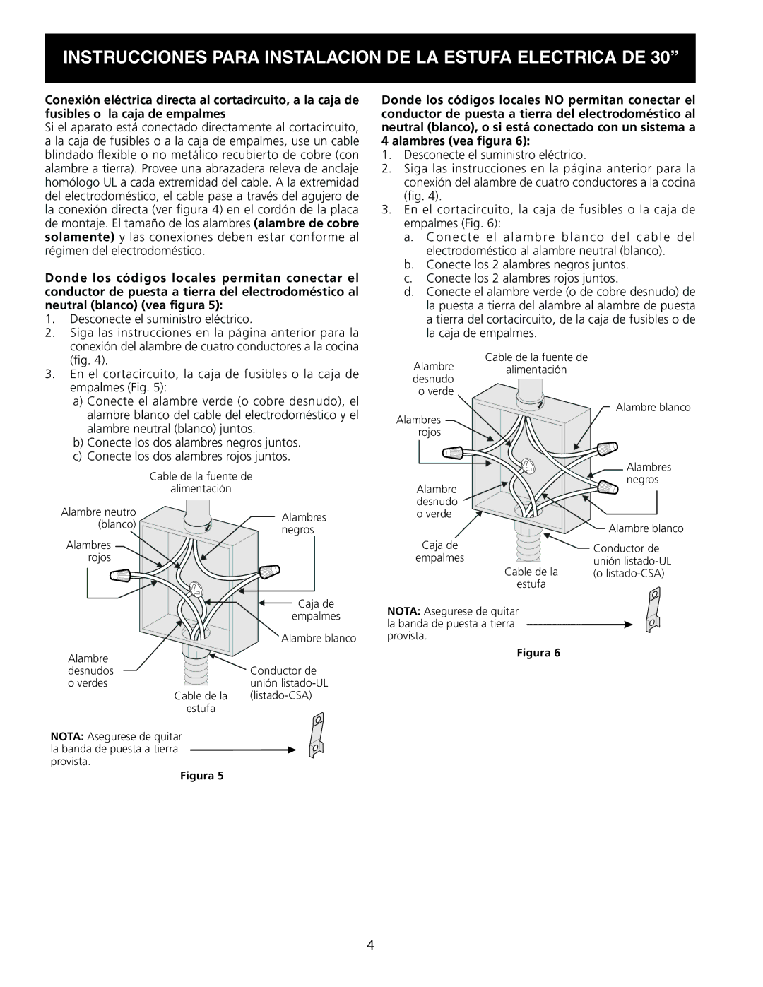 Frigidaire 318201724 manual Desconecte el suministro eléctrico 