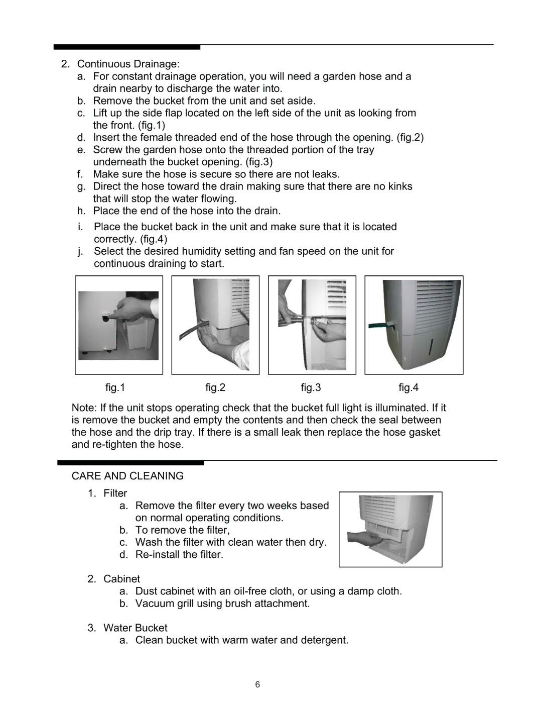 Frigidaire 66129900901 warranty Care and Cleaning 