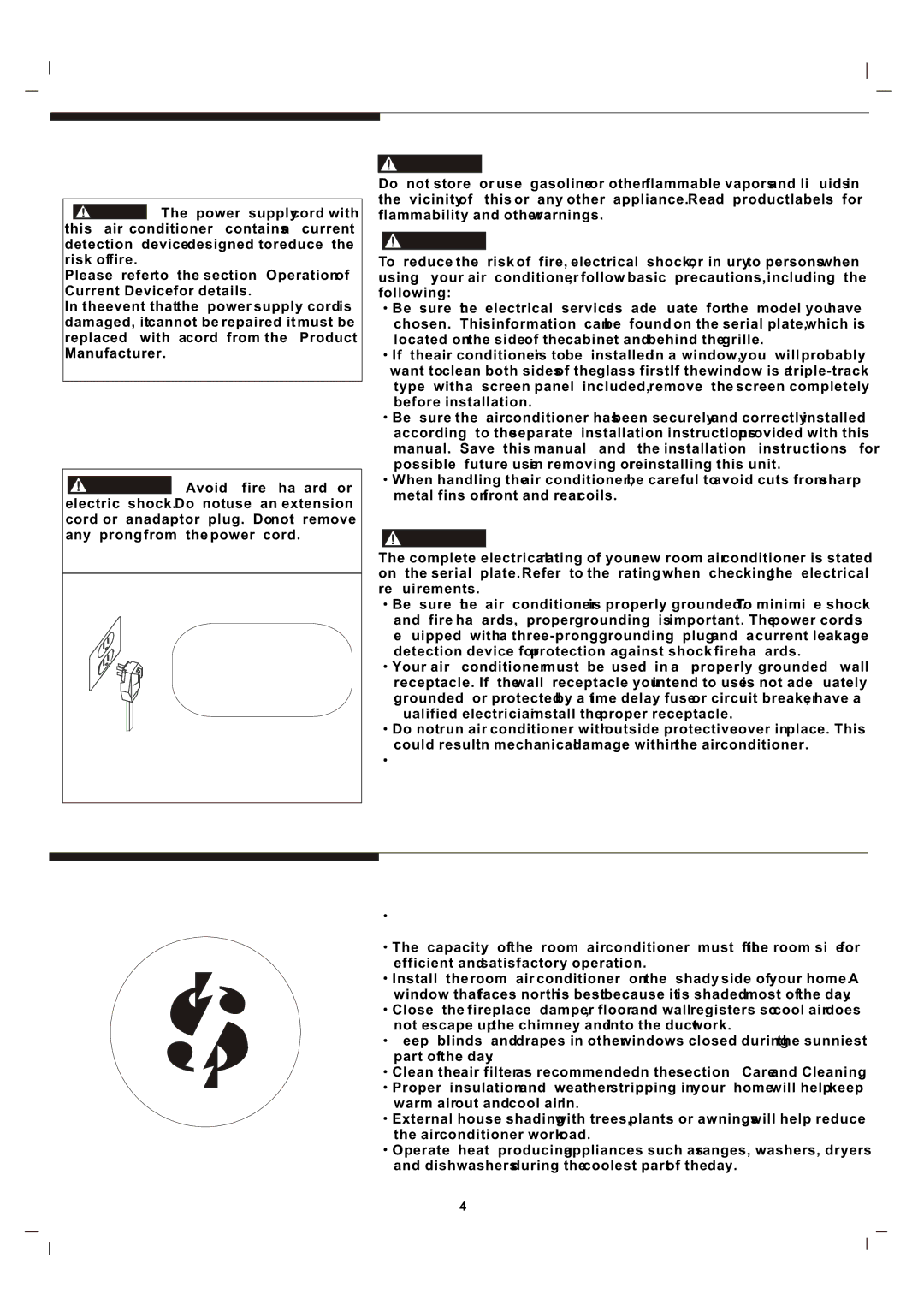 Frigidaire 819042150-01 manual Important Safety Instructions 