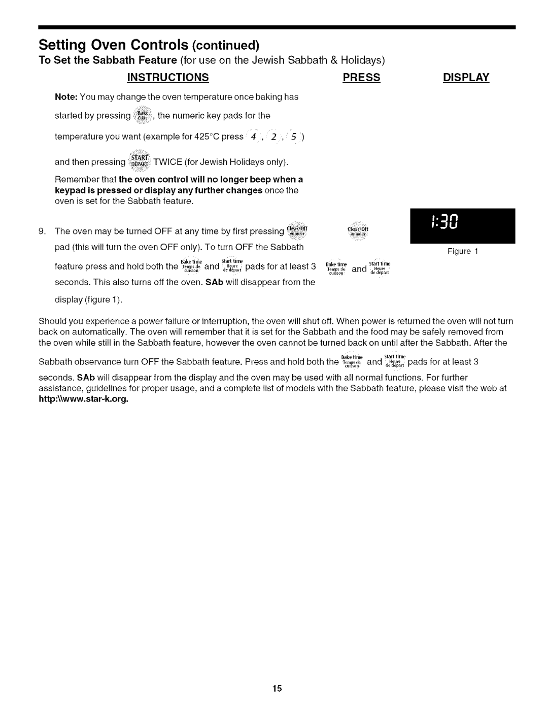 Frigidaire CPEB27S9FC4, 318200198, CPEB27S9FC5 manual Instructions Press 