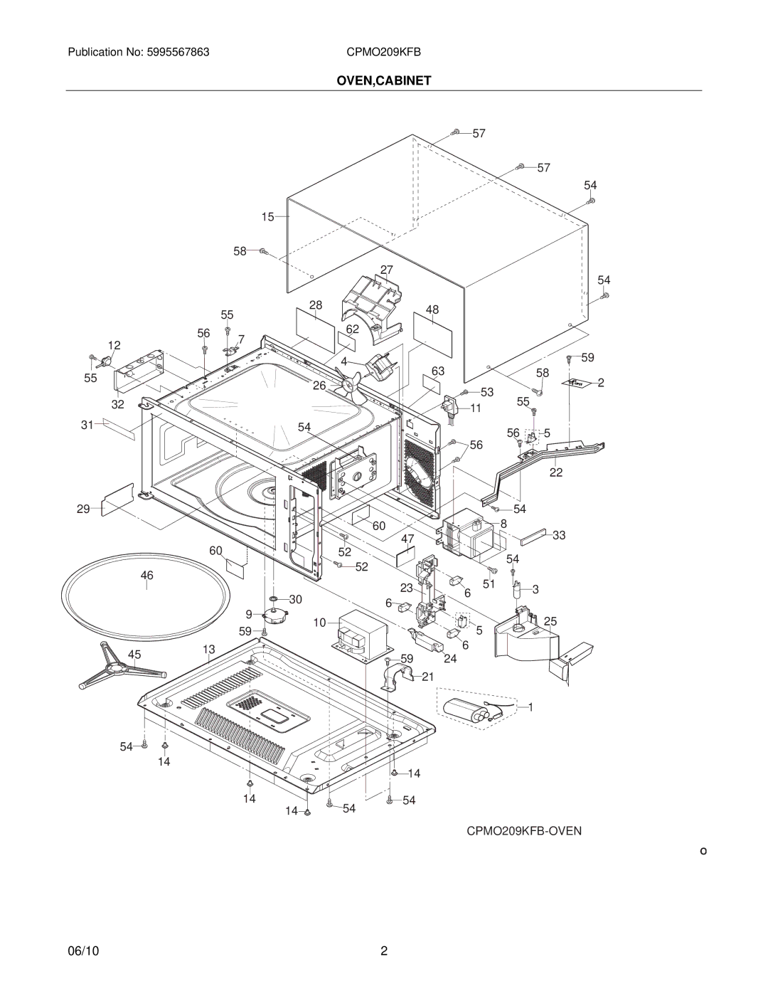 Frigidaire CPMO209K installation instructions Oven,Cabinet 