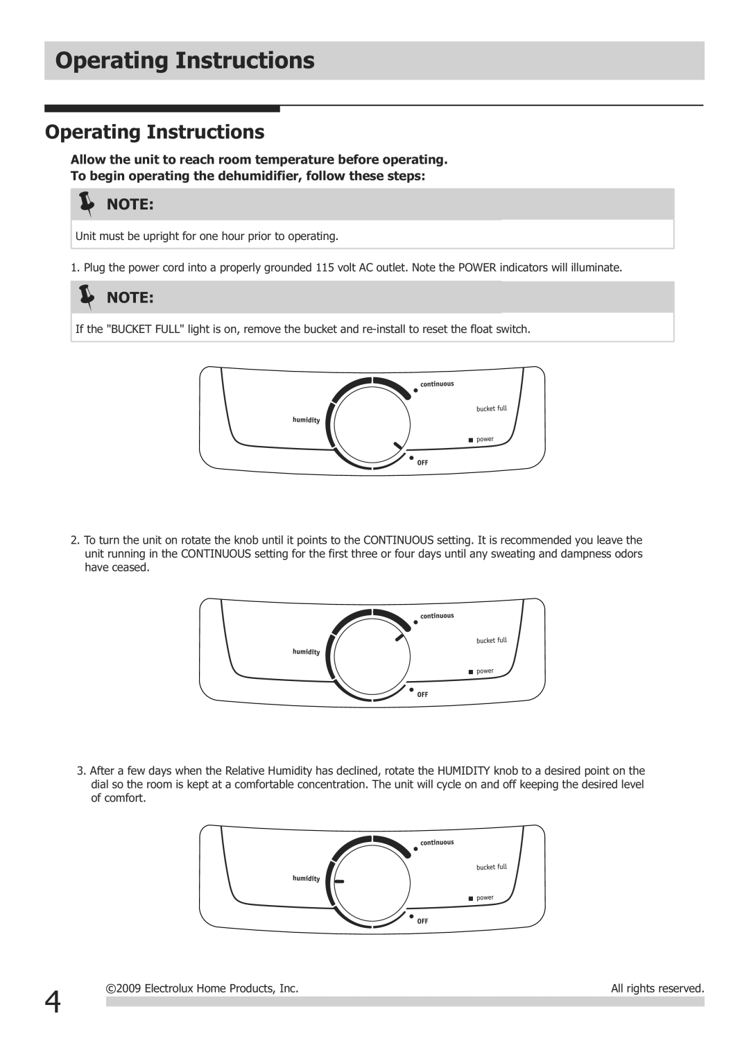 Frigidaire FAD301NUD, 2020264A0525 important safety instructions Operating Instructions 