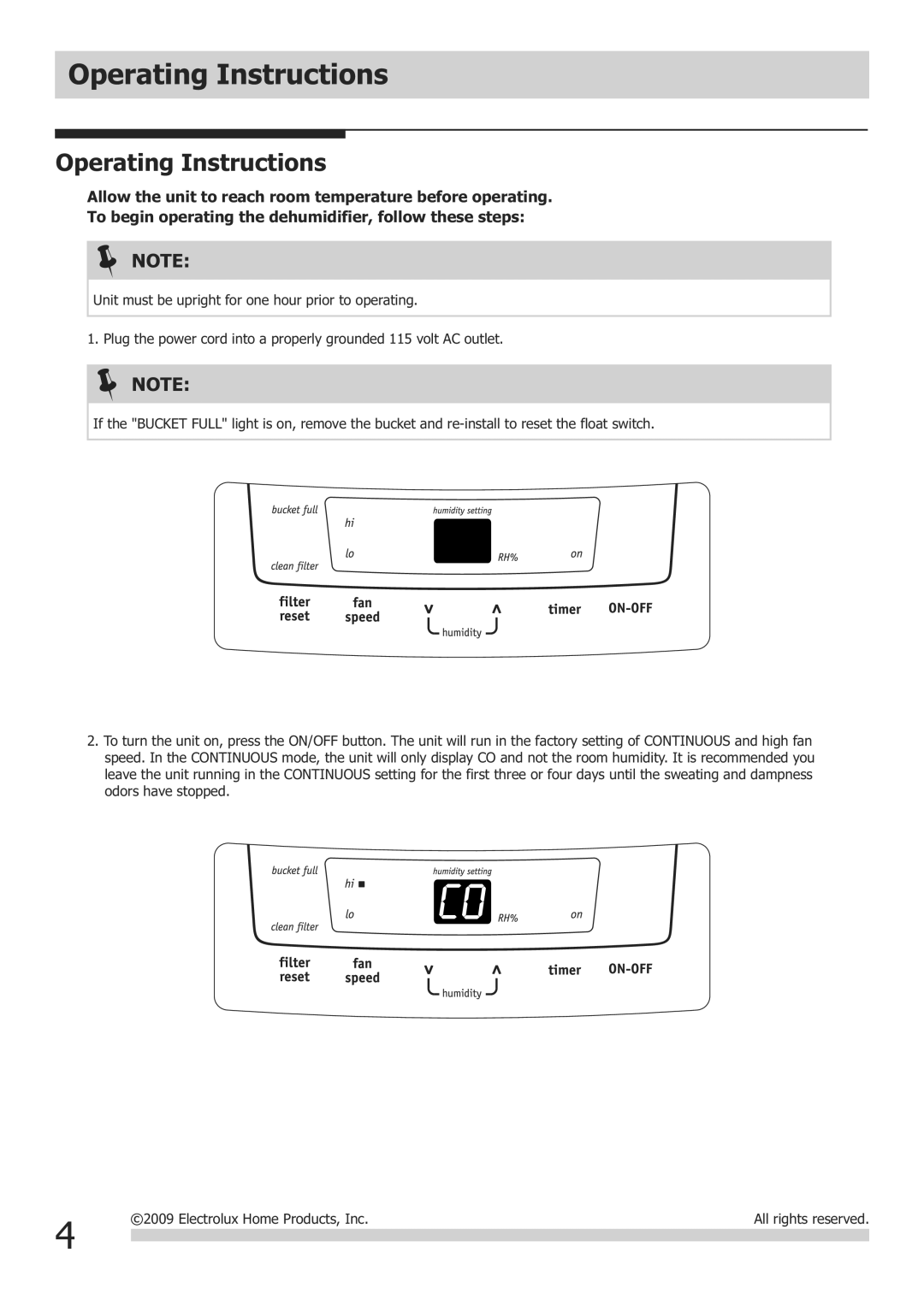 Frigidaire FAD704DWD, FAD704DUD, FAD504DUD, FAD504DWD important safety instructions Operating Instructions 