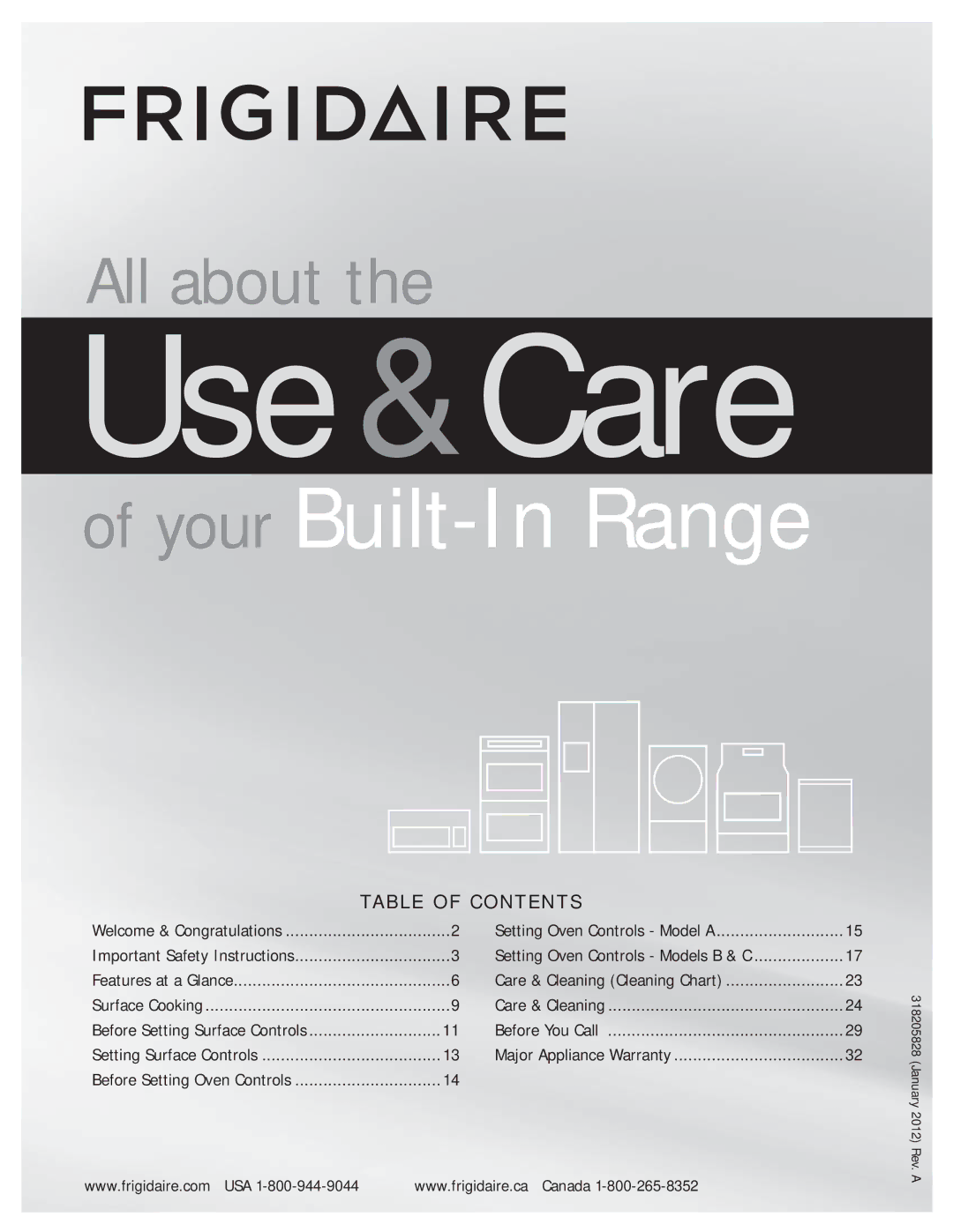 Frigidaire FFES3005LW, FFES3025LB, FFES3015LB, FFES3015LW, FFES3005LB, FFES3015LS important safety instructions Use &Care 