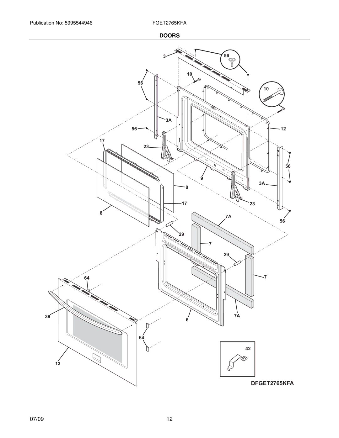 Frigidaire installation instructions DFGET2765KFA 