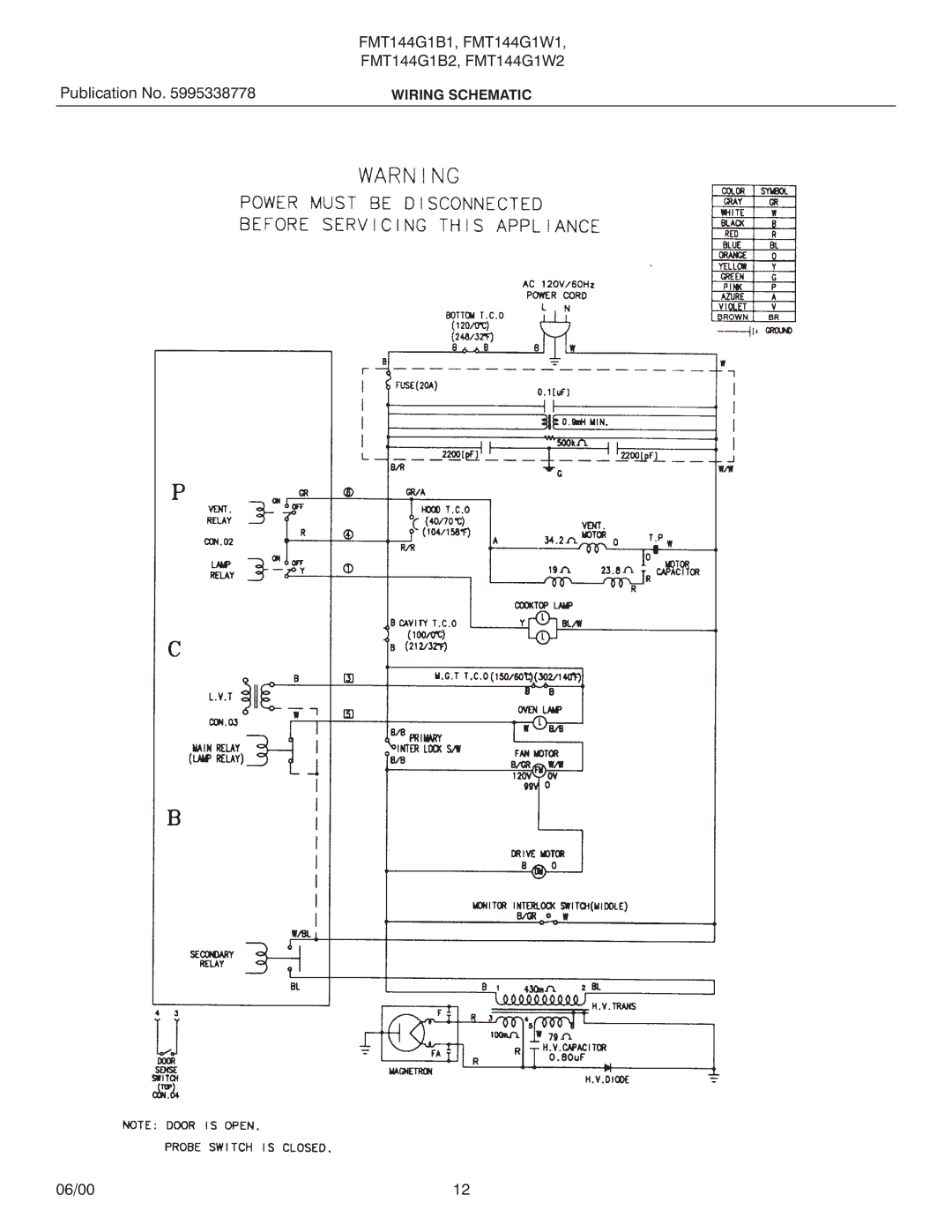 Frigidaire FMT148G1B1 installation instructions FMT144G1B1, FMT144G1W1 FMT144G1B2, FMT144G1W2 