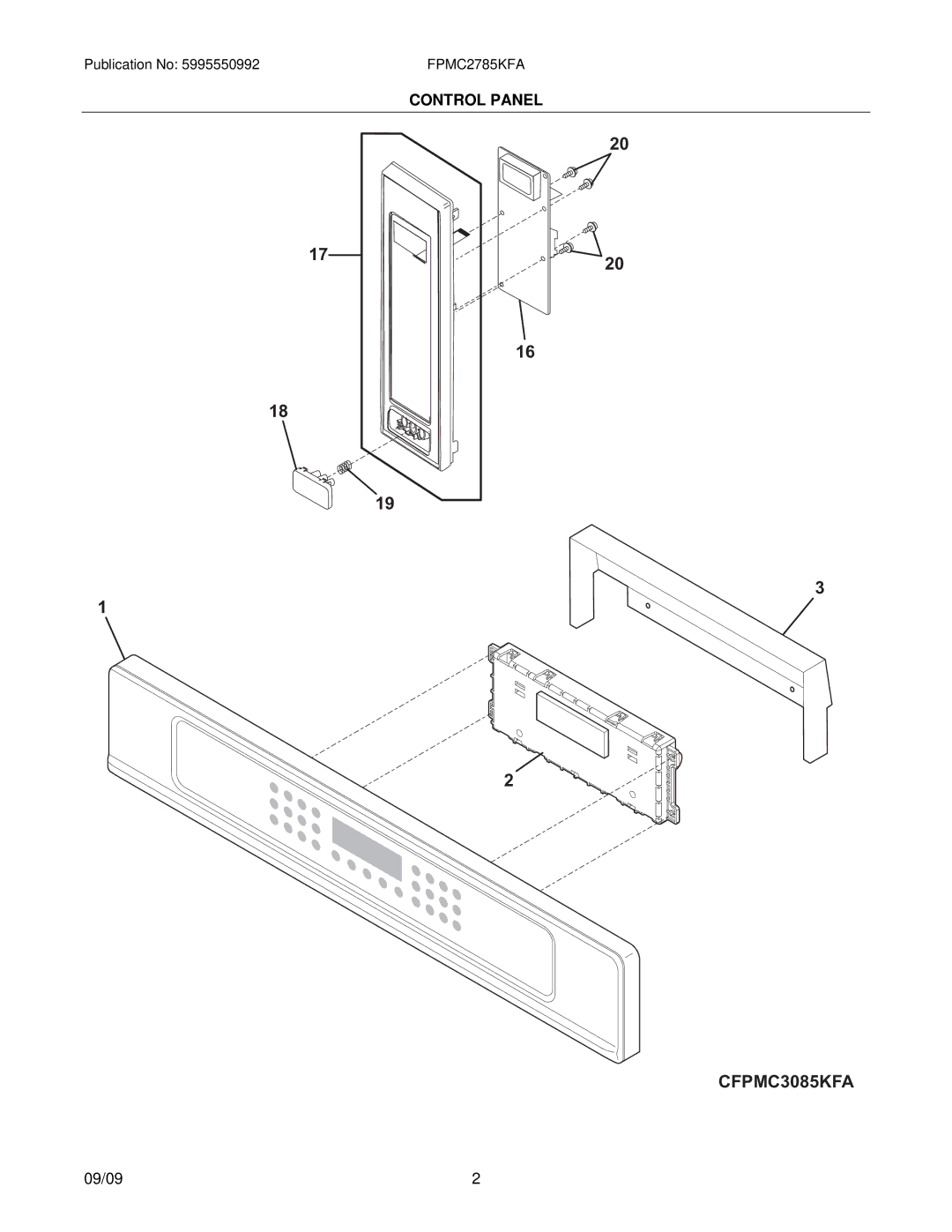 Frigidaire FPMC2785K installation instructions CFPMC3085KFA 