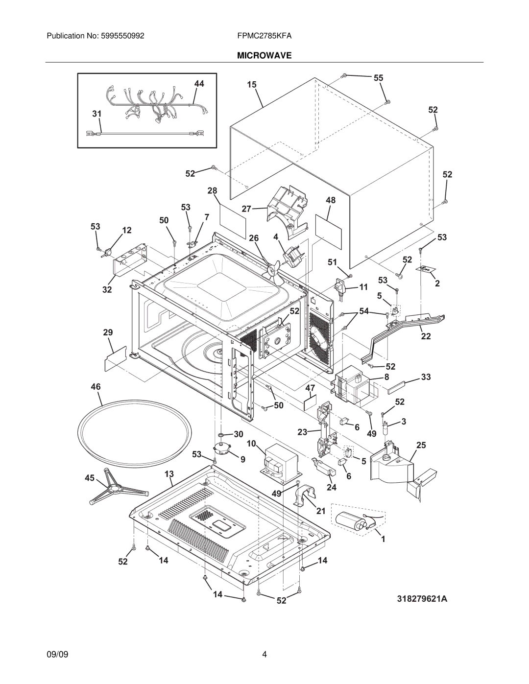 Frigidaire FPMC2785K installation instructions 318279621A 