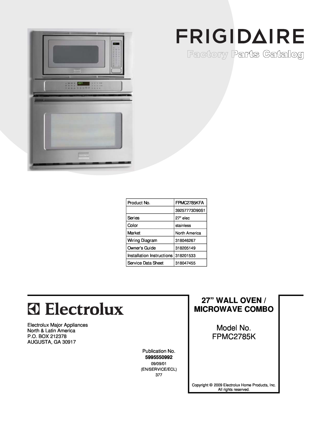 Frigidaire installation instructions 27” WALL OVEN, Microwave Combo, Model No, DFPMC2785KFA.eps 318046267.eps 
