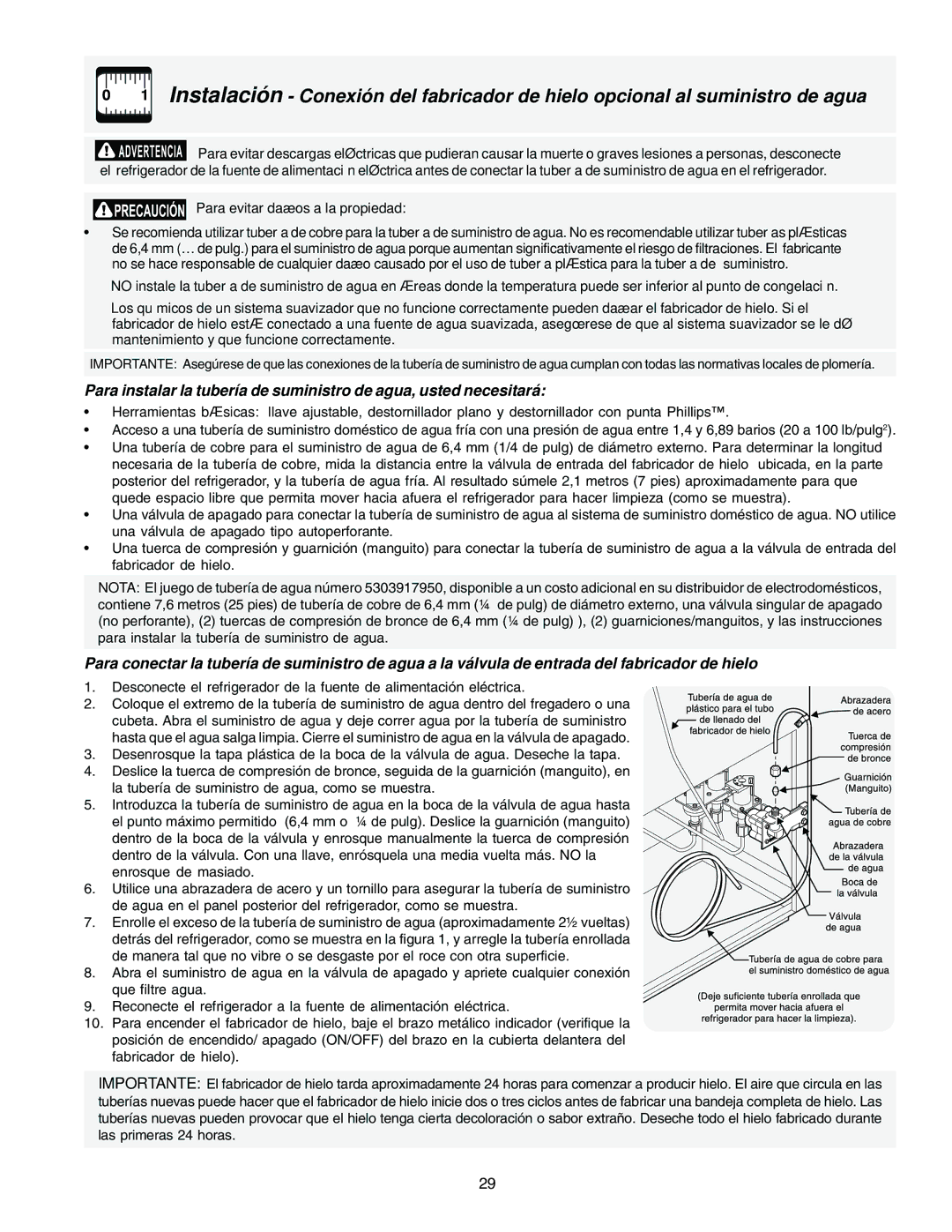 Frigidaire FRS26HF5AW1, FRS23F5AB3, FRS23F5AW3, FRS23H5ASB1, FRS23F5AQ3, FRS23HF5AW2 manual Para evitar daños a la propiedad 