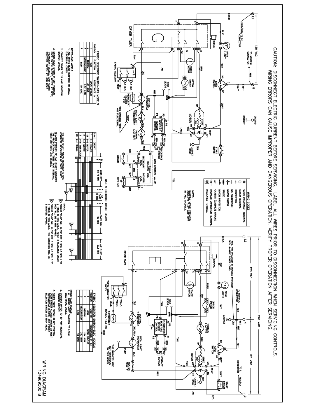 Frigidaire GLGH164FS, 134969500B(0810) installation instructions 