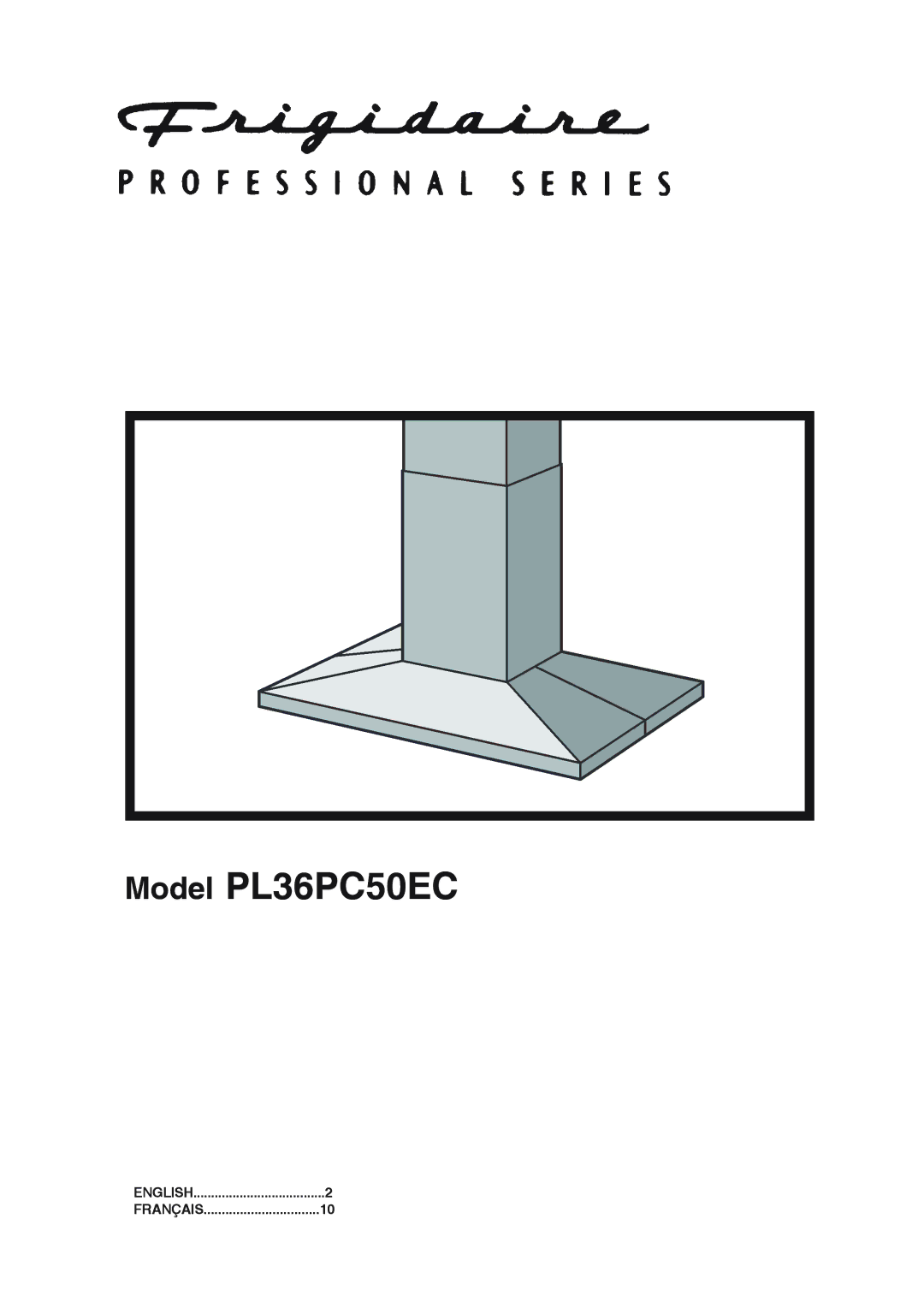 Frigidaire manual Model PL36PC50EC 