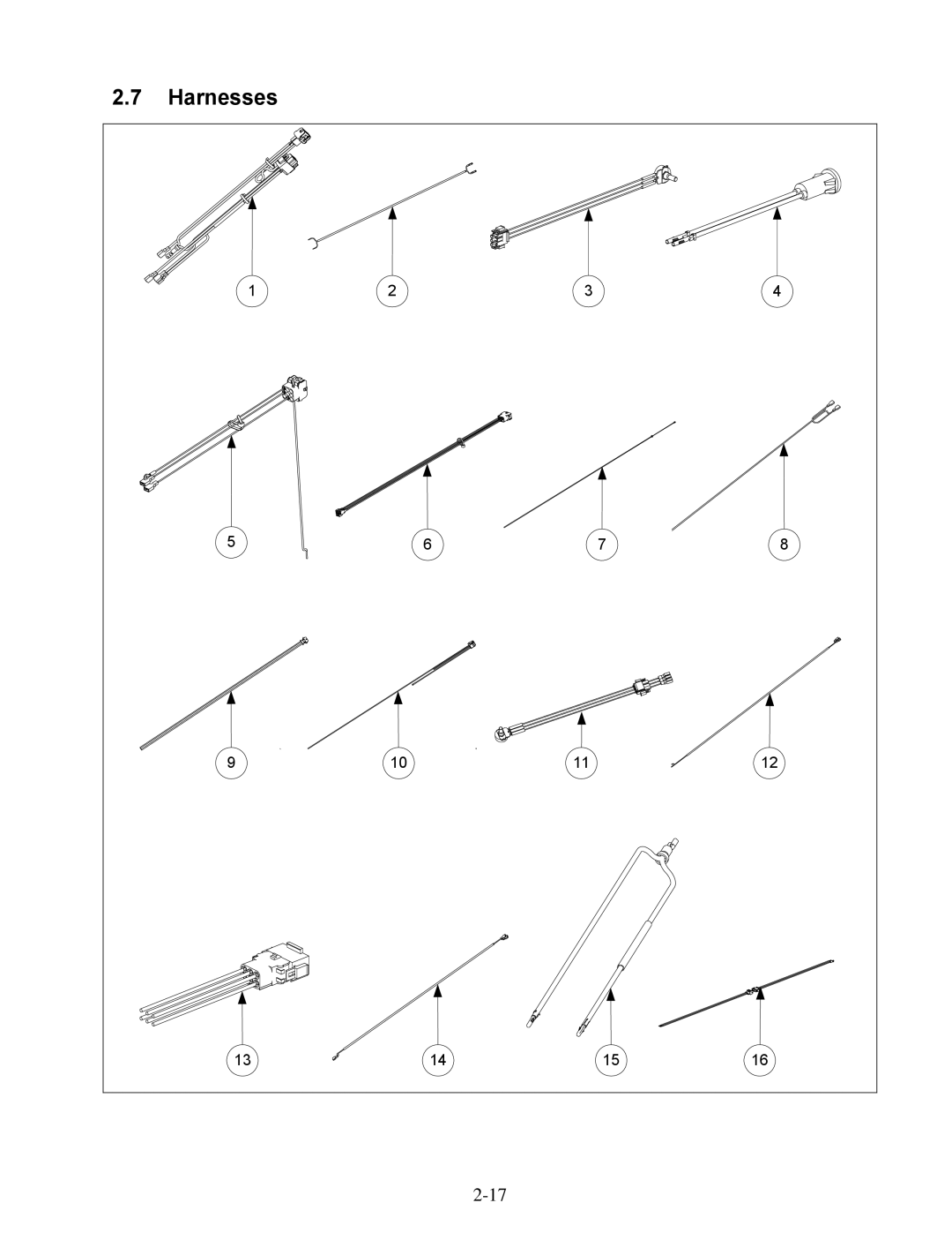 Frymaster 1824E manual Harnesses 