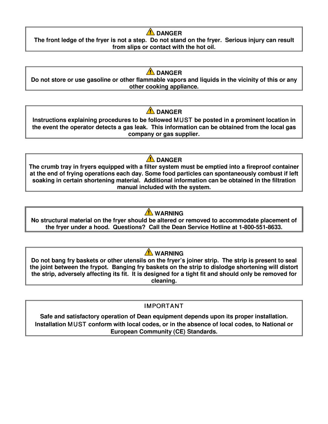 Frymaster 24G Series operation manual 