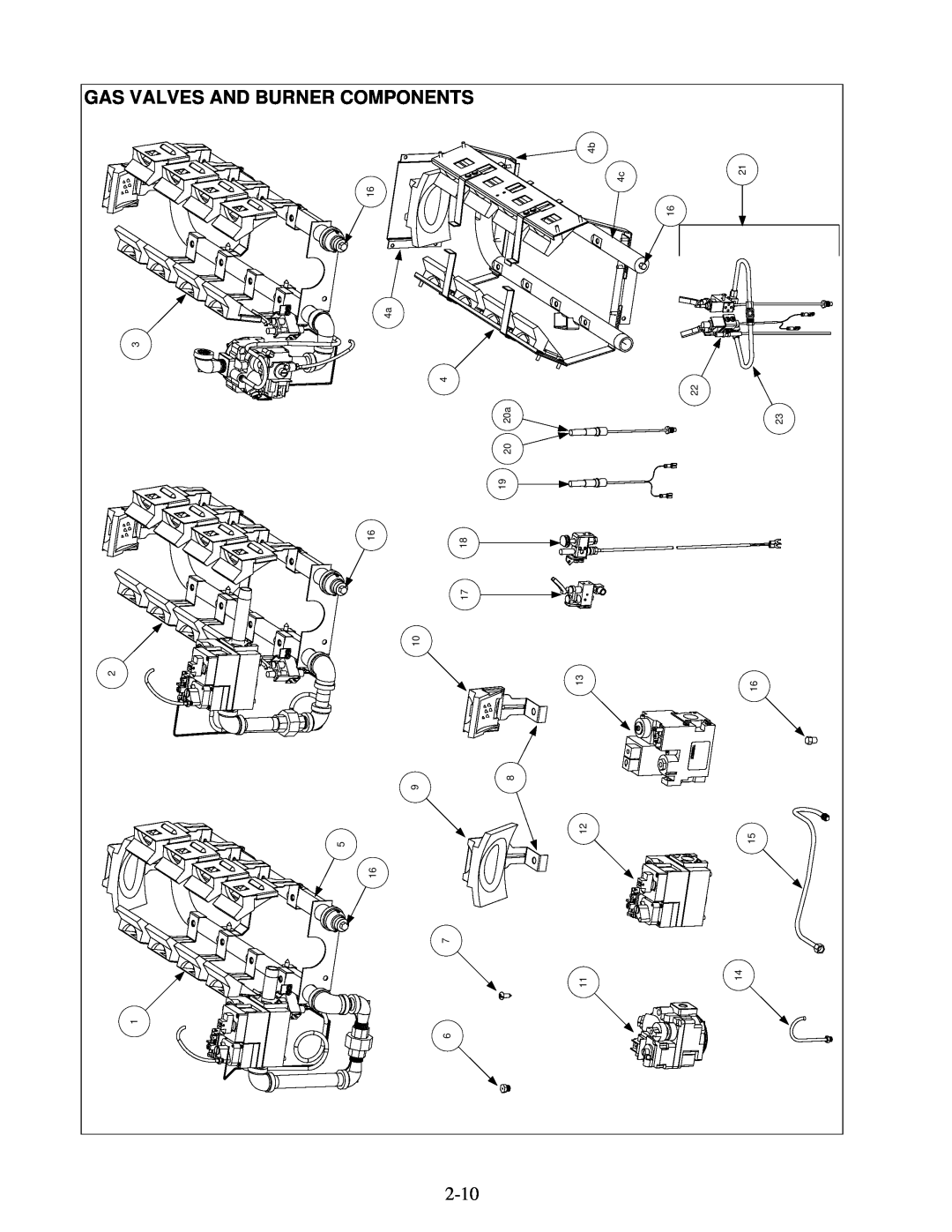 Frymaster 35 Series manual Components, Valves And Burner 