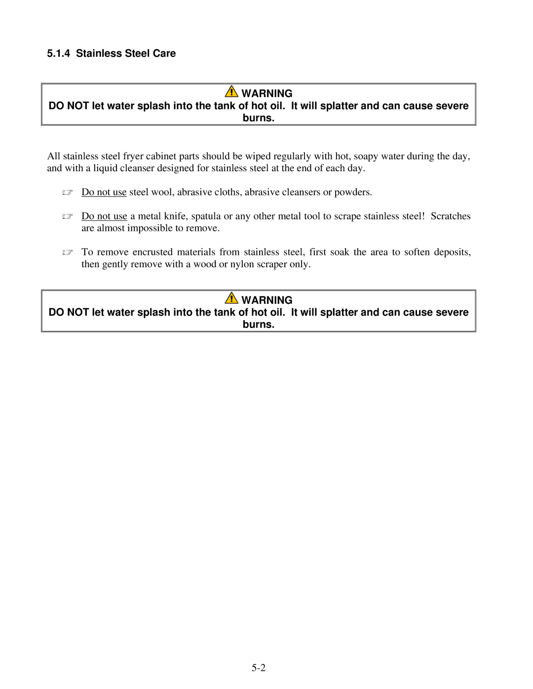 Frymaster 52 Series operation manual 