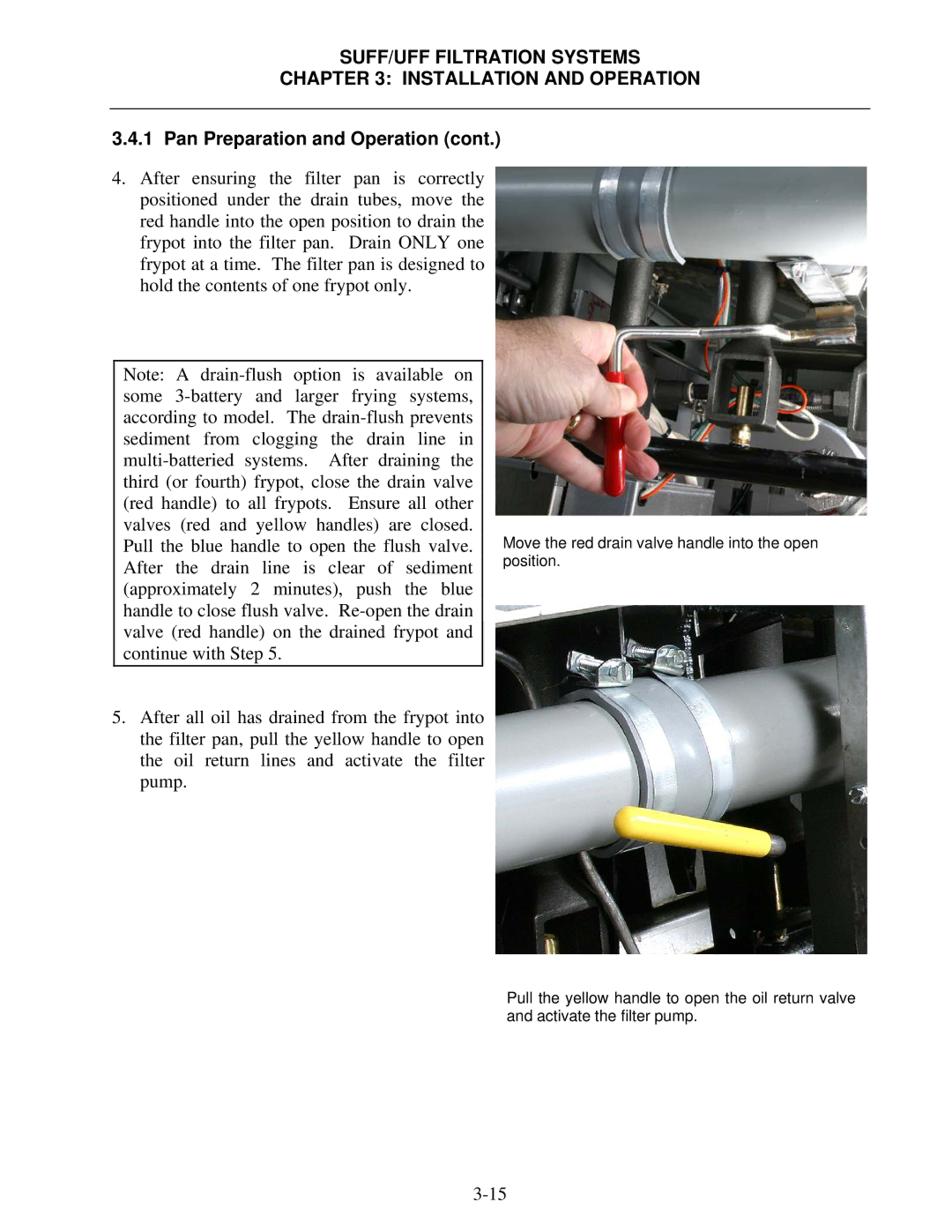 Frymaster 8195809 operation manual SUFF/UFF Filtration Systems Installation and Operation 