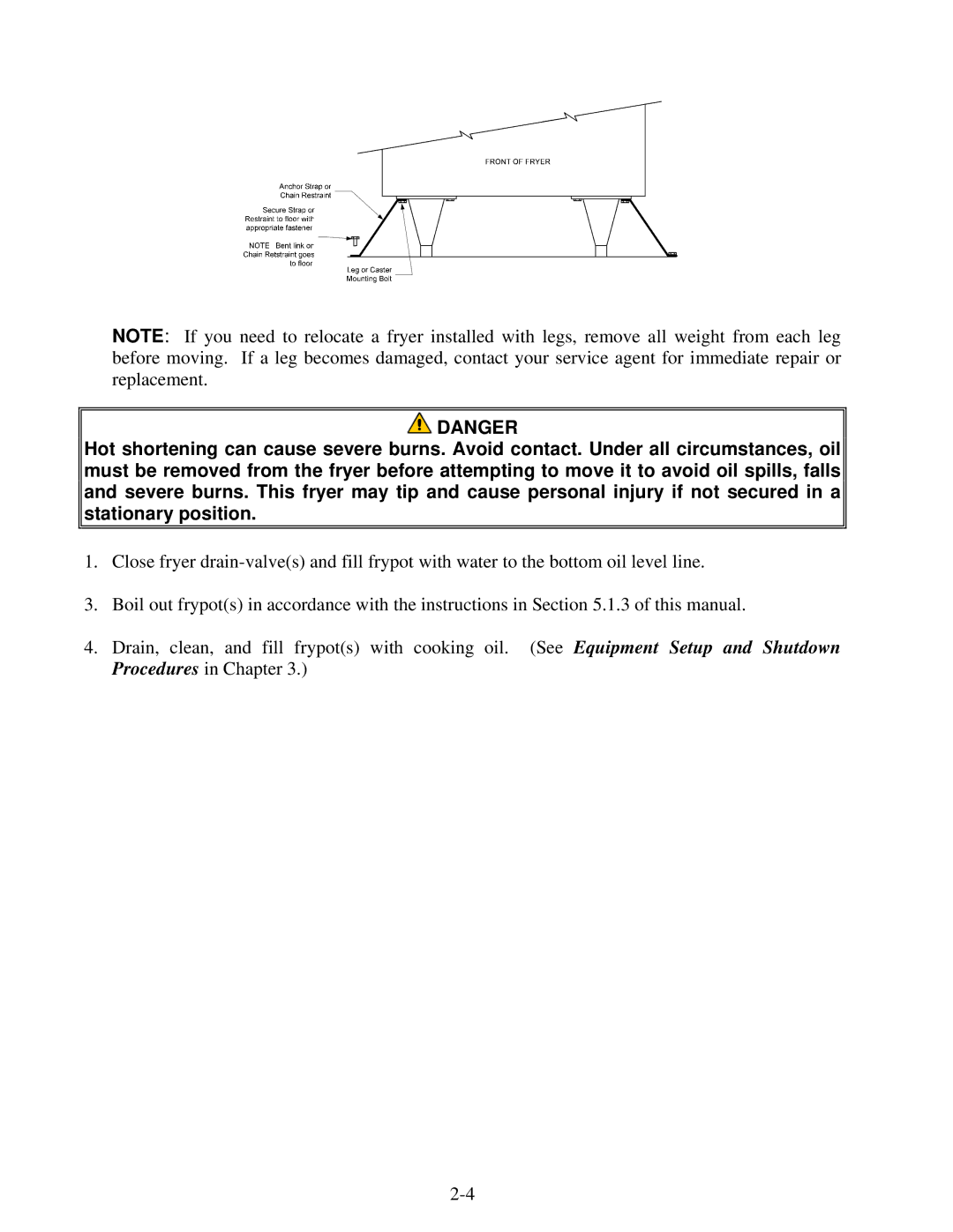 Frymaster 8195915 operation manual 