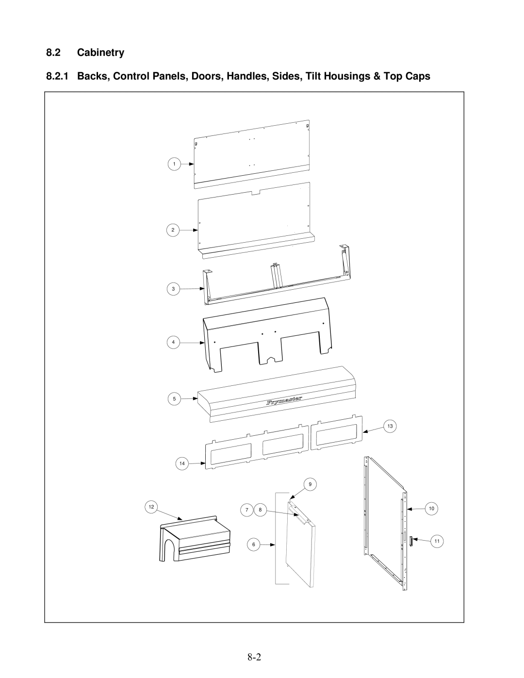 Frymaster 8196203 manual 