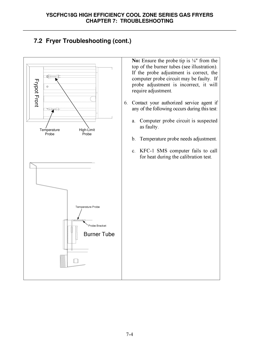 Frymaster *8196329* manual Burner Tube 