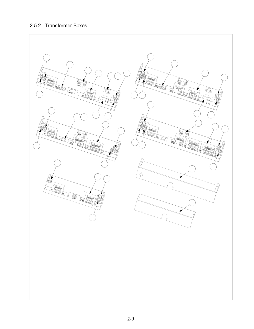 Frymaster 8196345 manual Transformer Boxes 