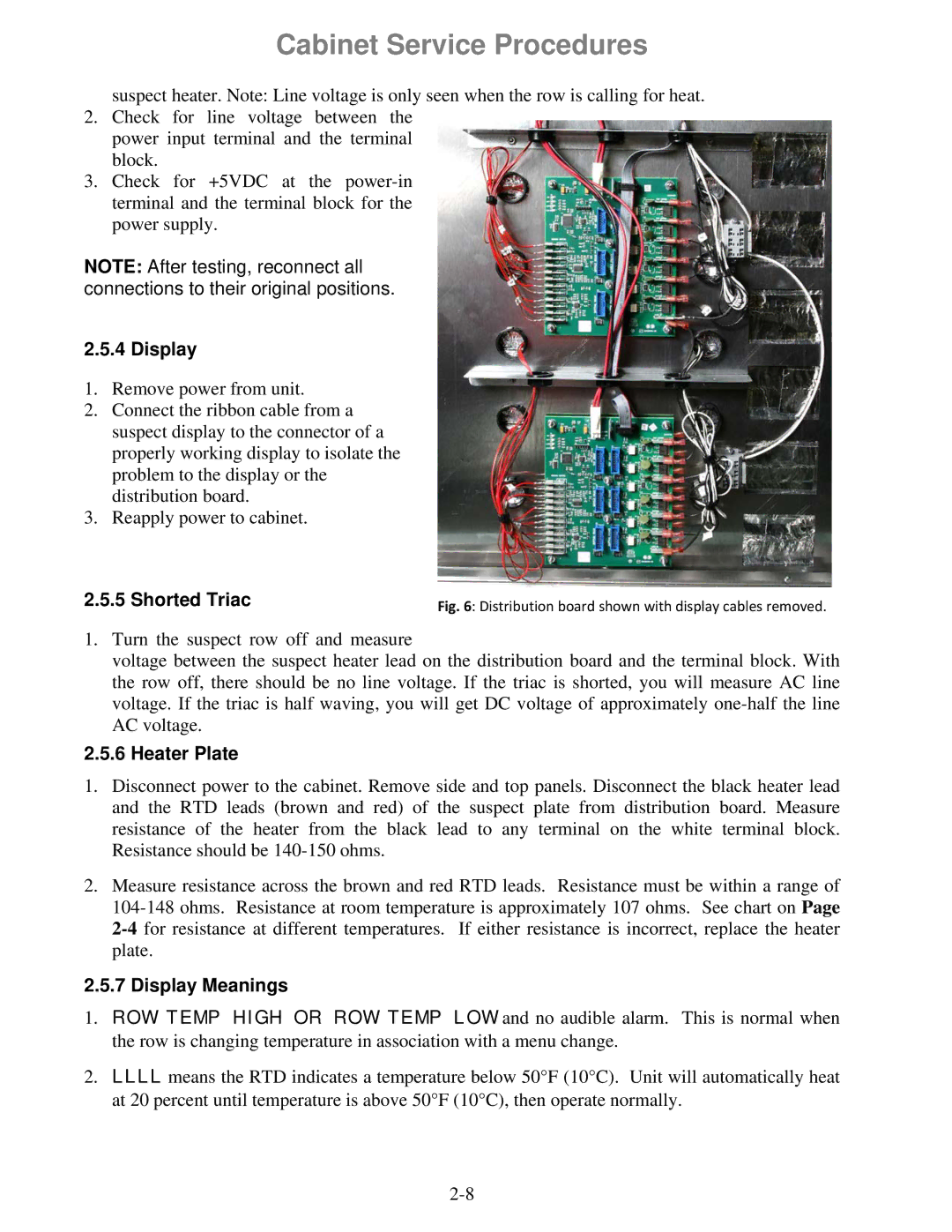 Frymaster 8196606 manual Shorted Triac, Heater Plate, Display Meanings 