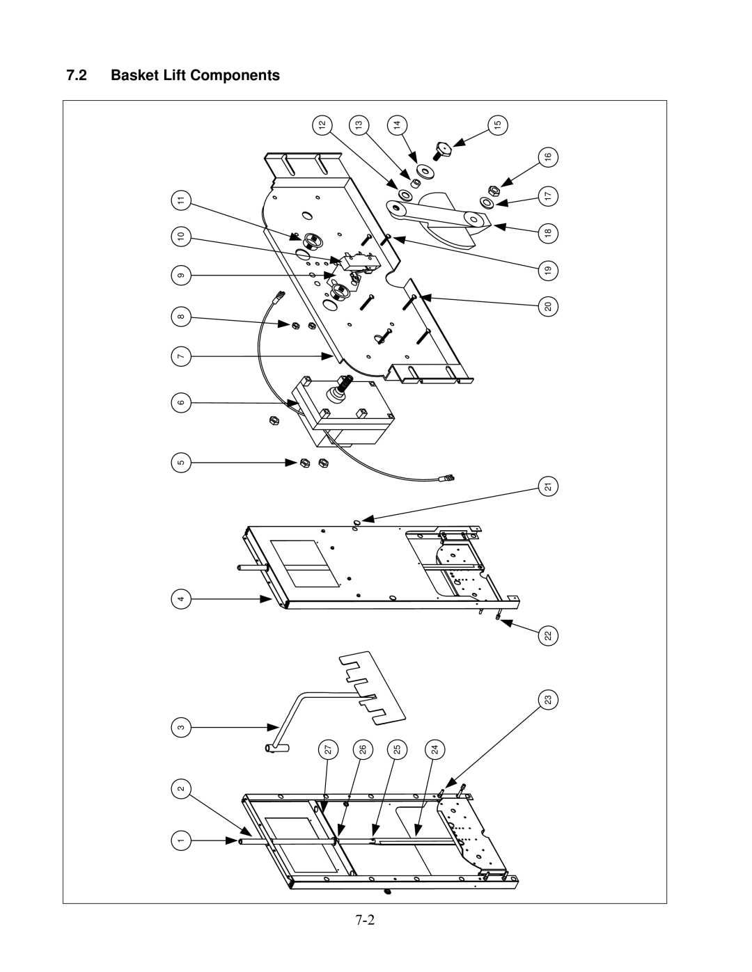 Frymaster 8C, 8SMS, 8BC manual Basket 