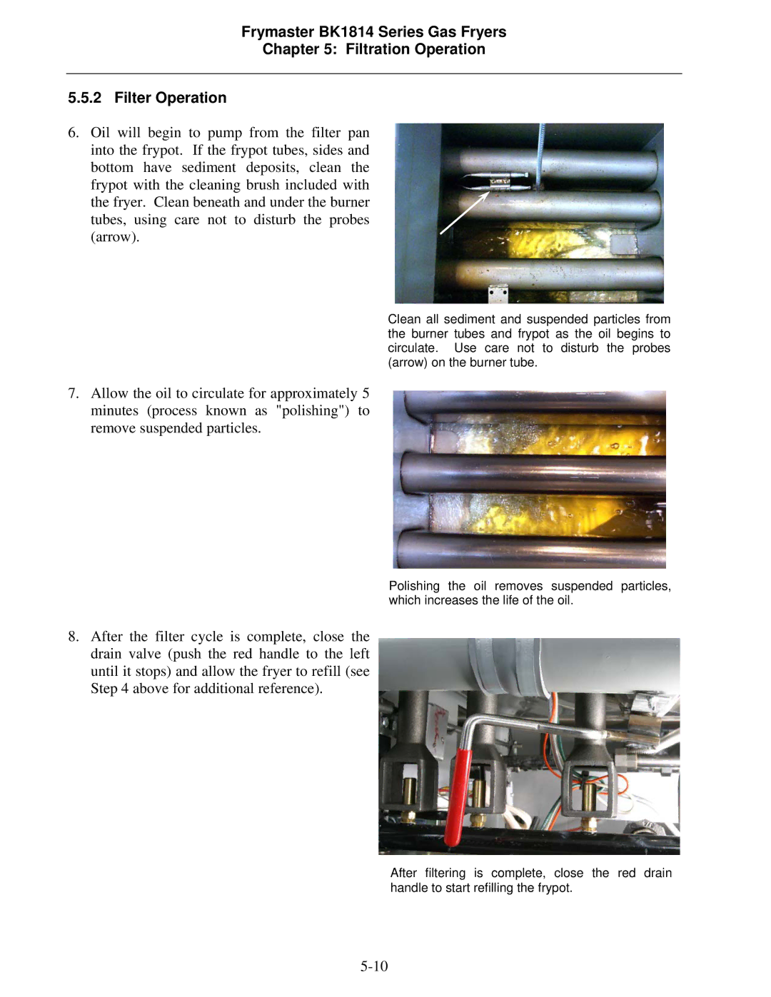 Frymaster BK1814 operation manual 