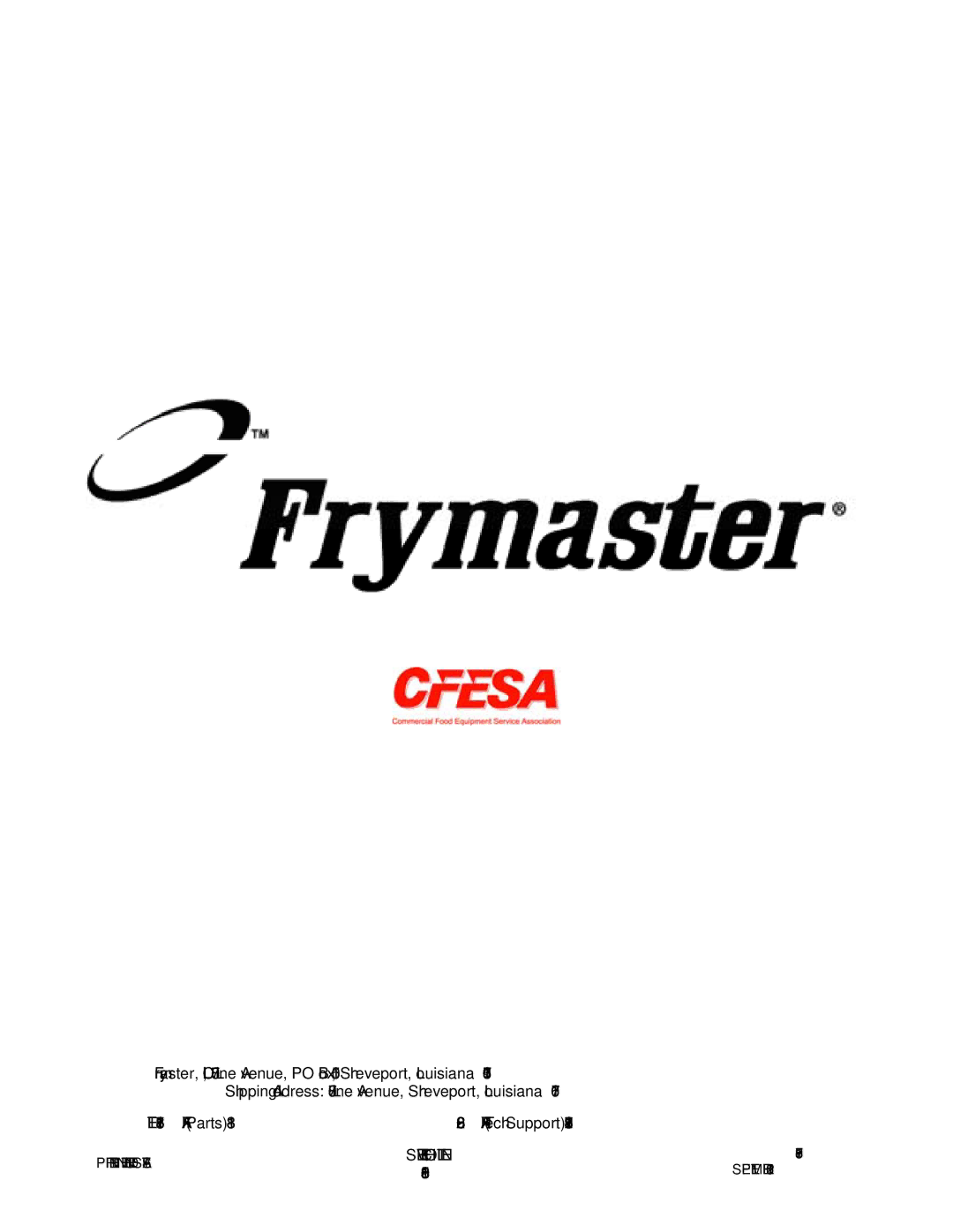 Frymaster SDU90, BKSDU, SDU50 manual Service Hotline 