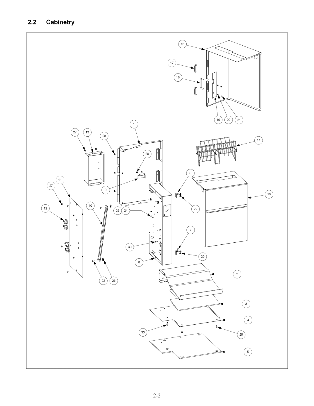 Frymaster CT16 Series manual Cabinetry 