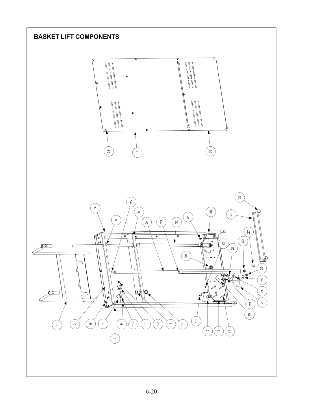 Frymaster ESW, 17ECS, EWBS manual Components 