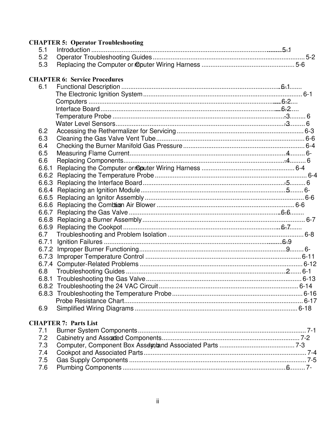 Frymaster FBKR18 Series, FBCR18 manual Operator Troubleshooting 