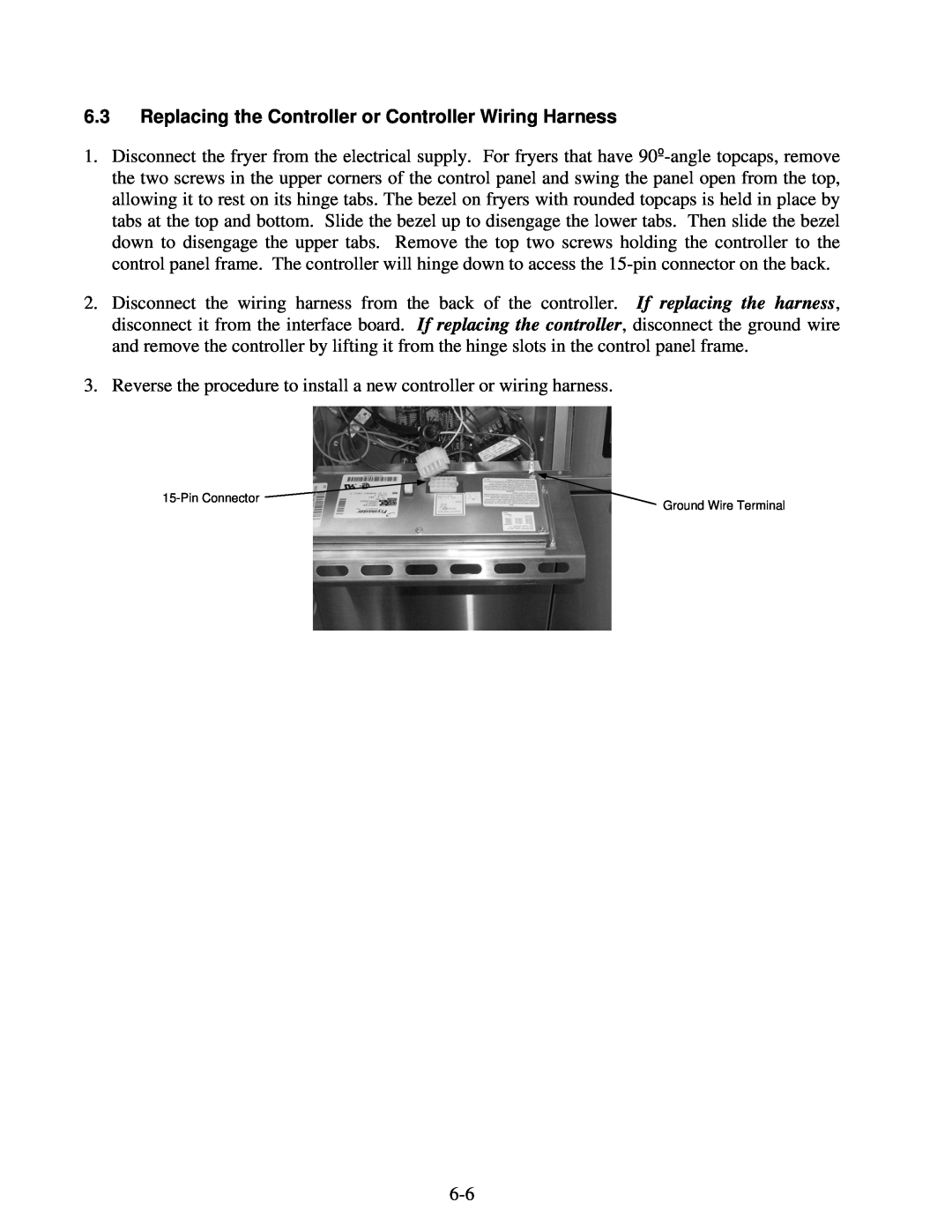 Frymaster H17SC, H22SC, H14SC manual Replacing the Controller or Controller Wiring Harness 