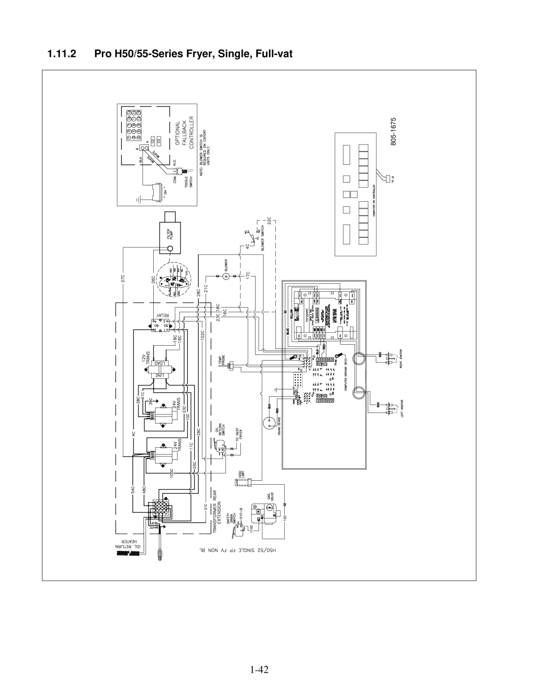 Frymaster manual Pro H50/55-Series Fryer, Single, Full-vat 