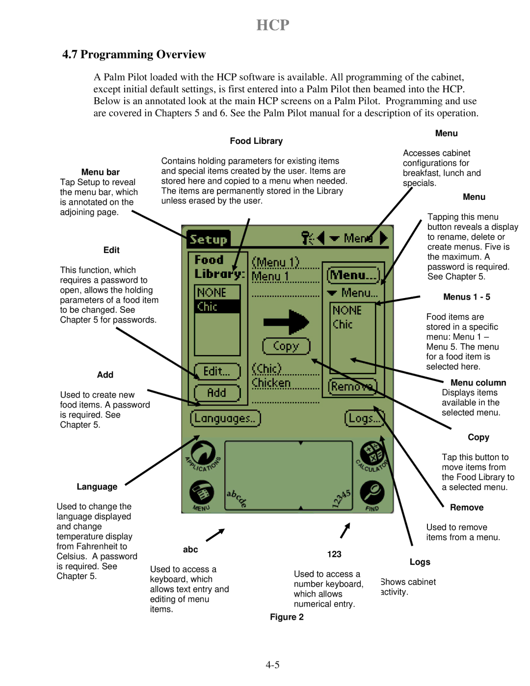 Frymaster HCP operation manual Programming Overview 