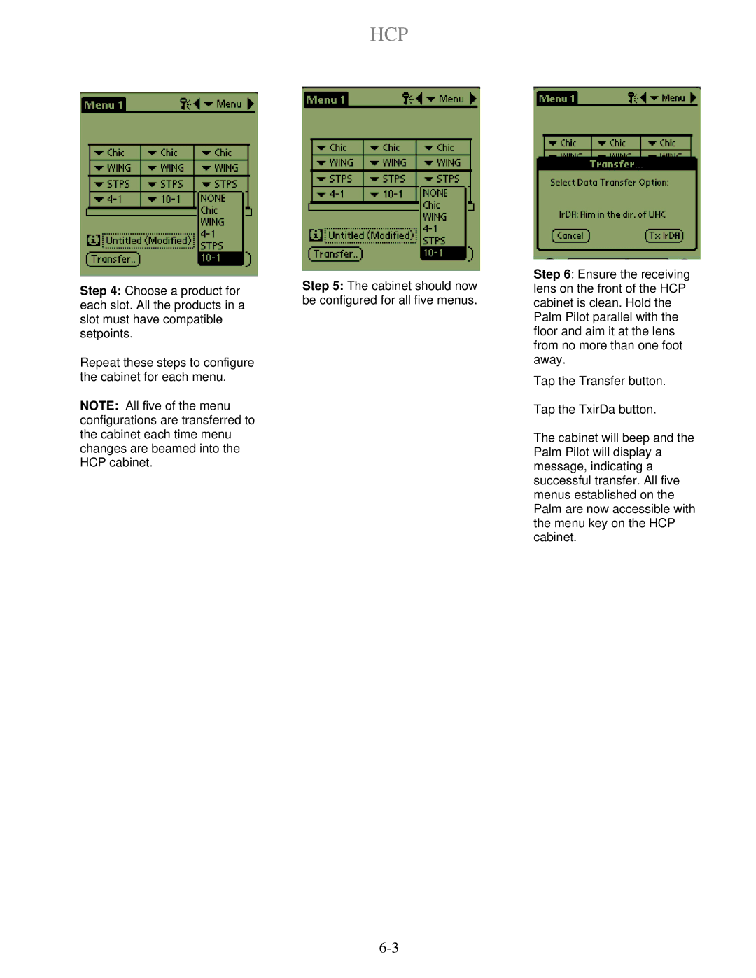 Frymaster HCP operation manual Hcp 