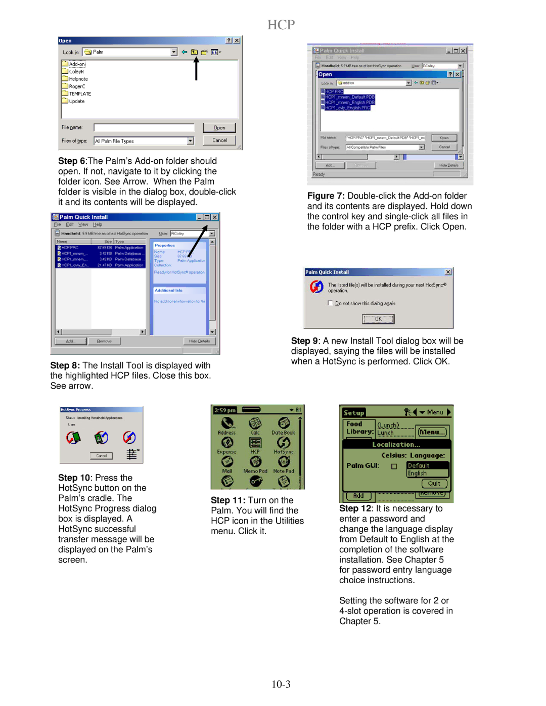 Frymaster HCP operation manual 10-3 