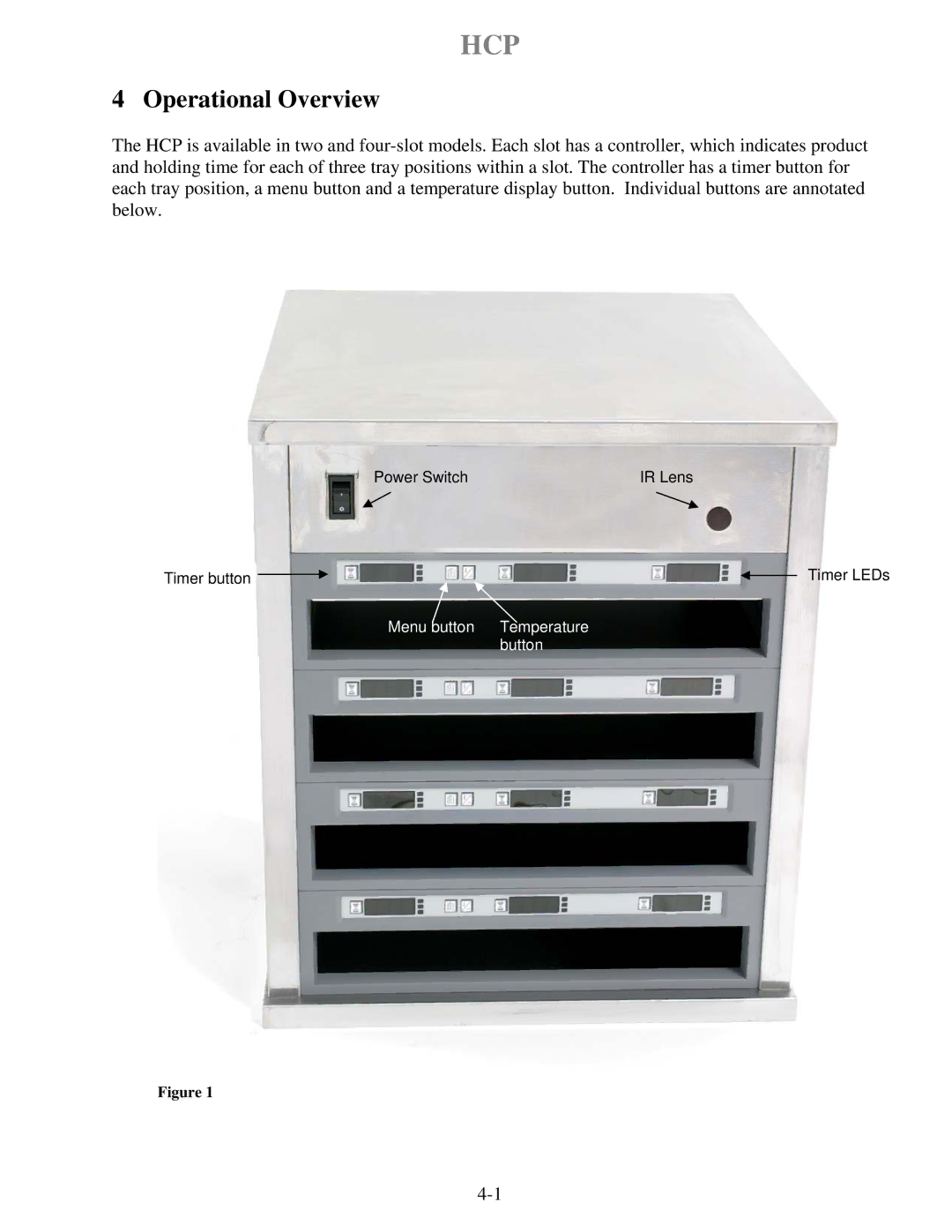 Frymaster HCP operation manual Hcp, Operational Overview 