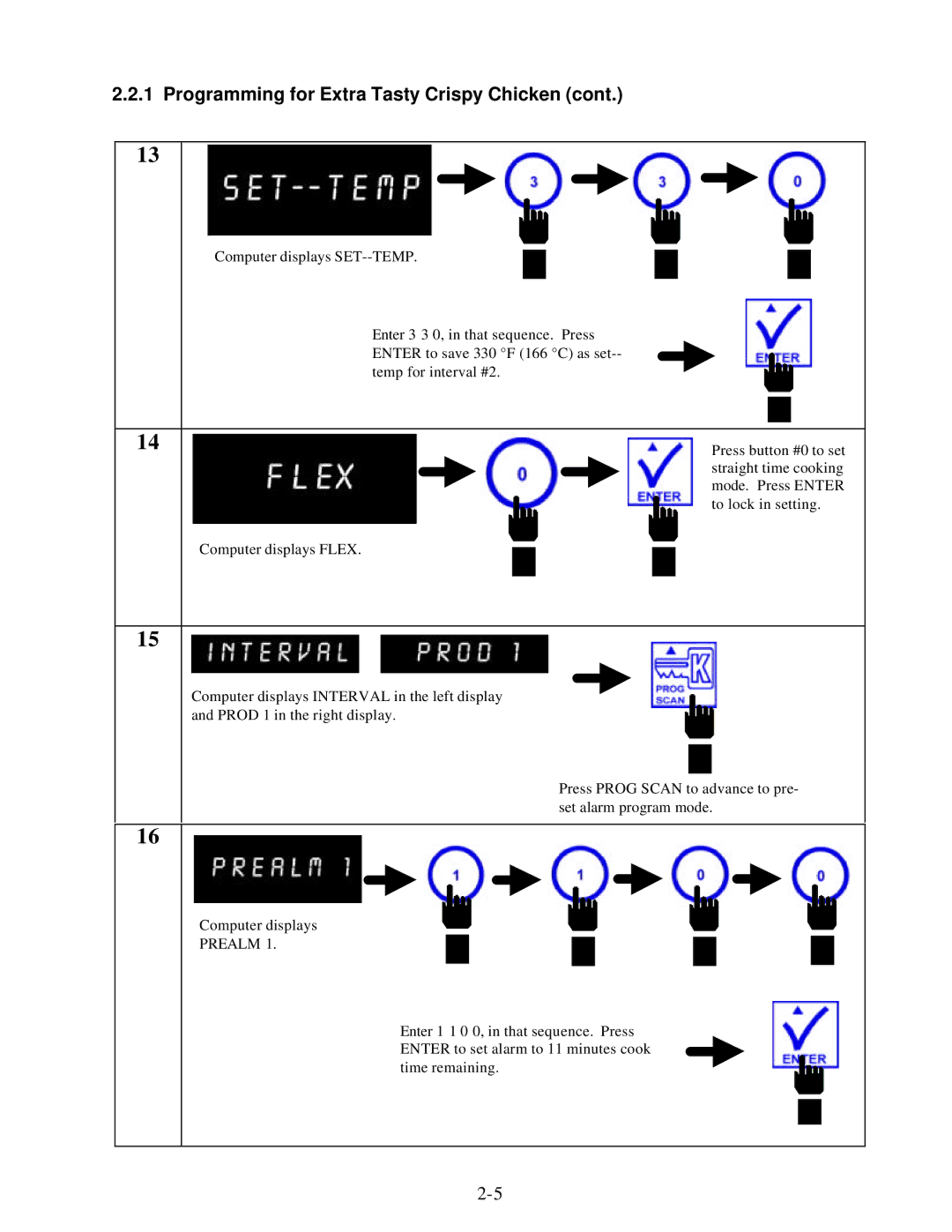 Frymaster KFC-1 SMS manual Prealm 