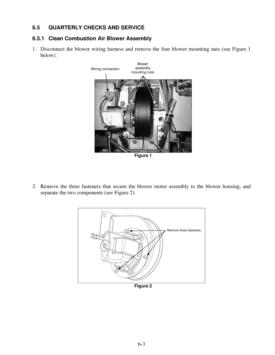 Frymaster Protector Series operation manual Blower Wiring connection assembly mounting nuts 