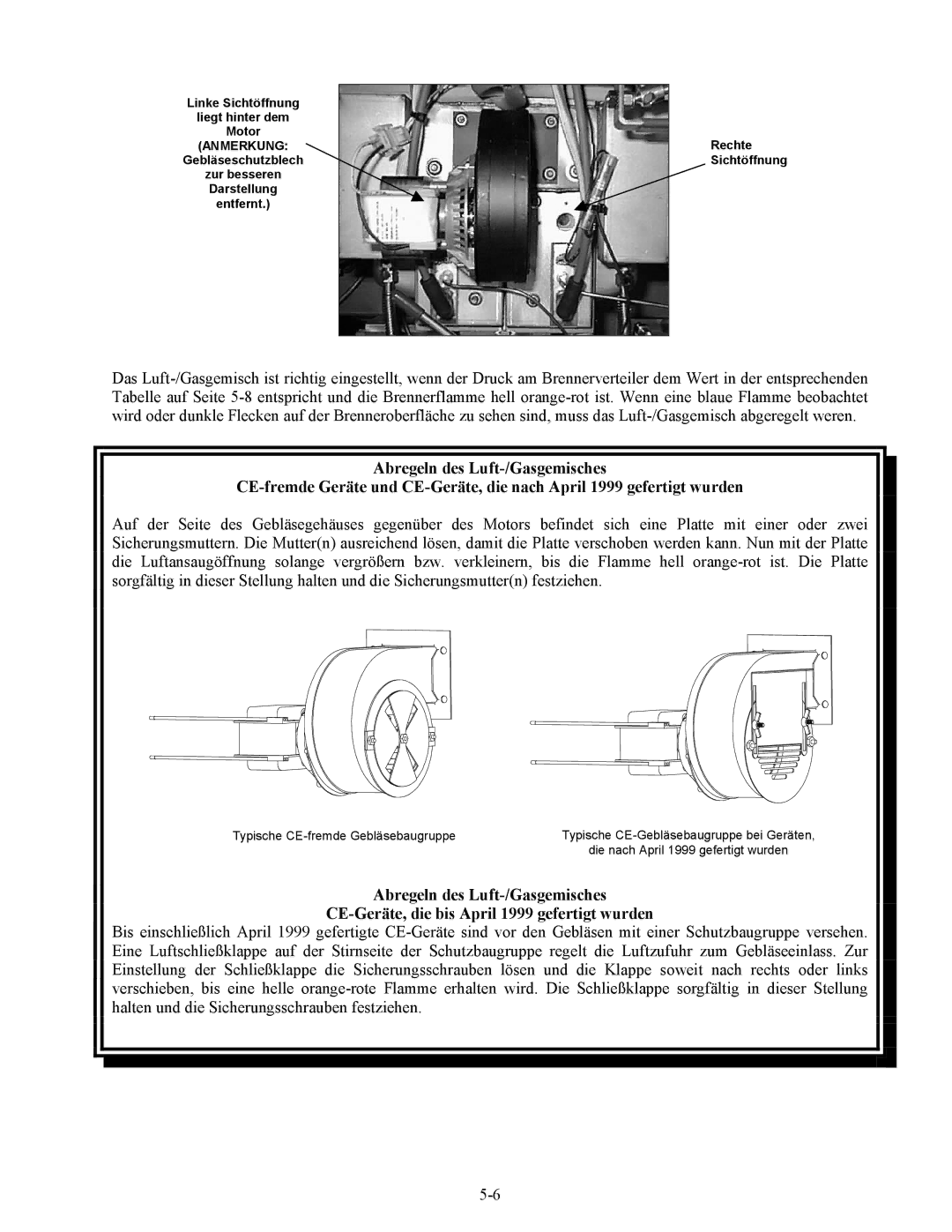 Frymaster Series H50 manual Anmerkung 