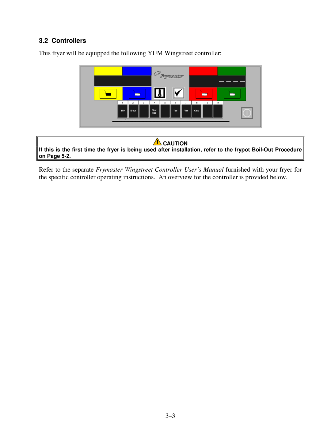 Frymaster YFPRE1817E operation manual Controllers 