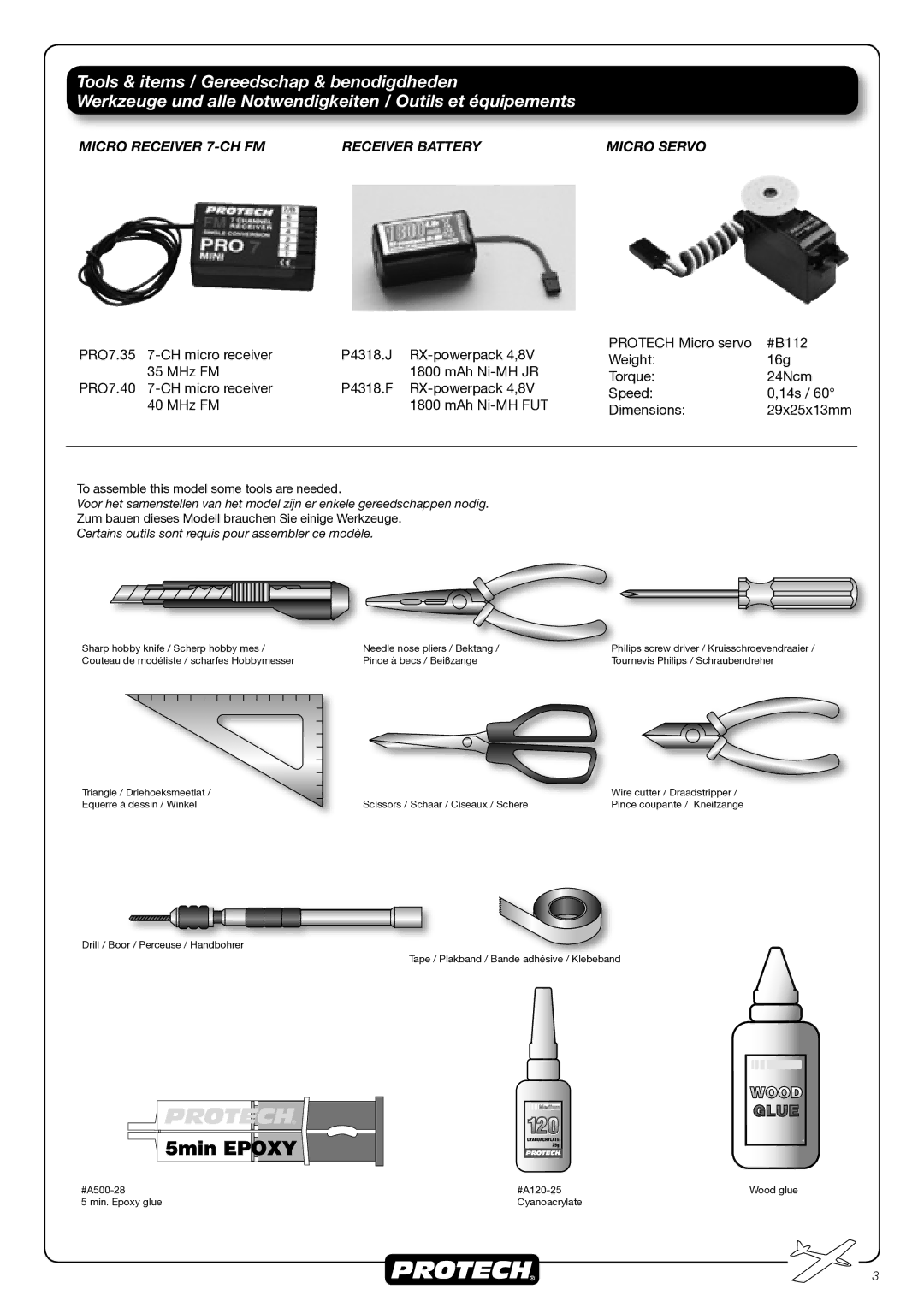 Fuego T0375 manual Wood Glue 