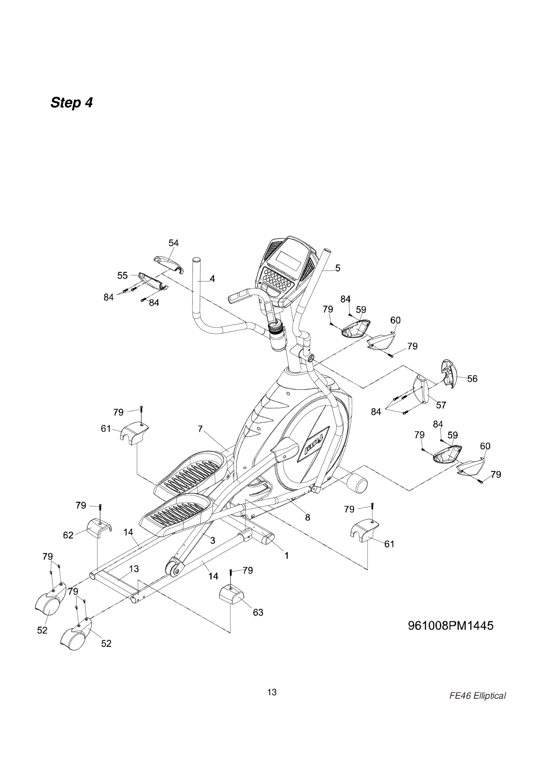 Fuel Fitness FE46 manual Step 