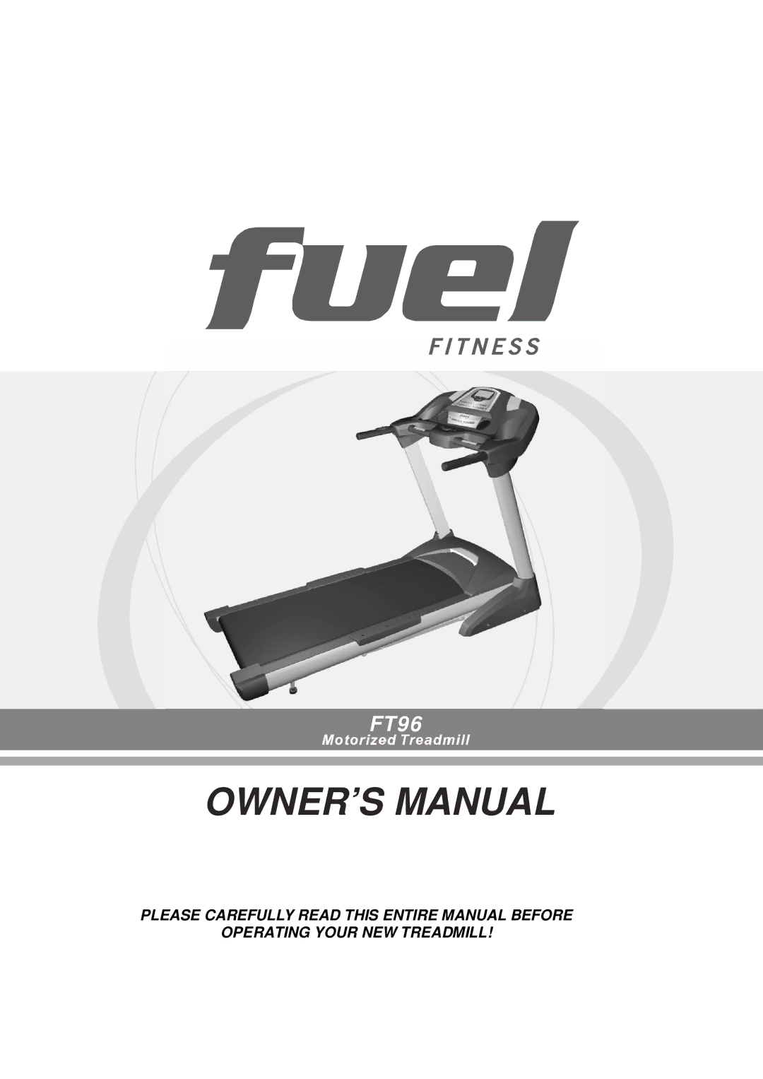 Fuel Fitness FT96 manual 